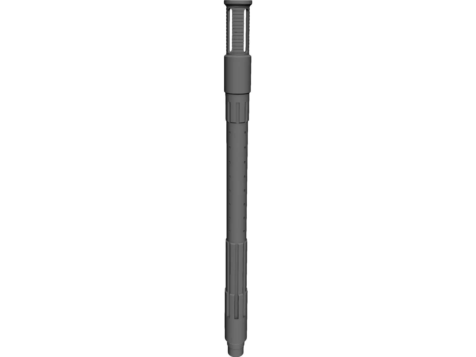 Smart Parts Paintball MilSim Barrel ION 3D Model main preview