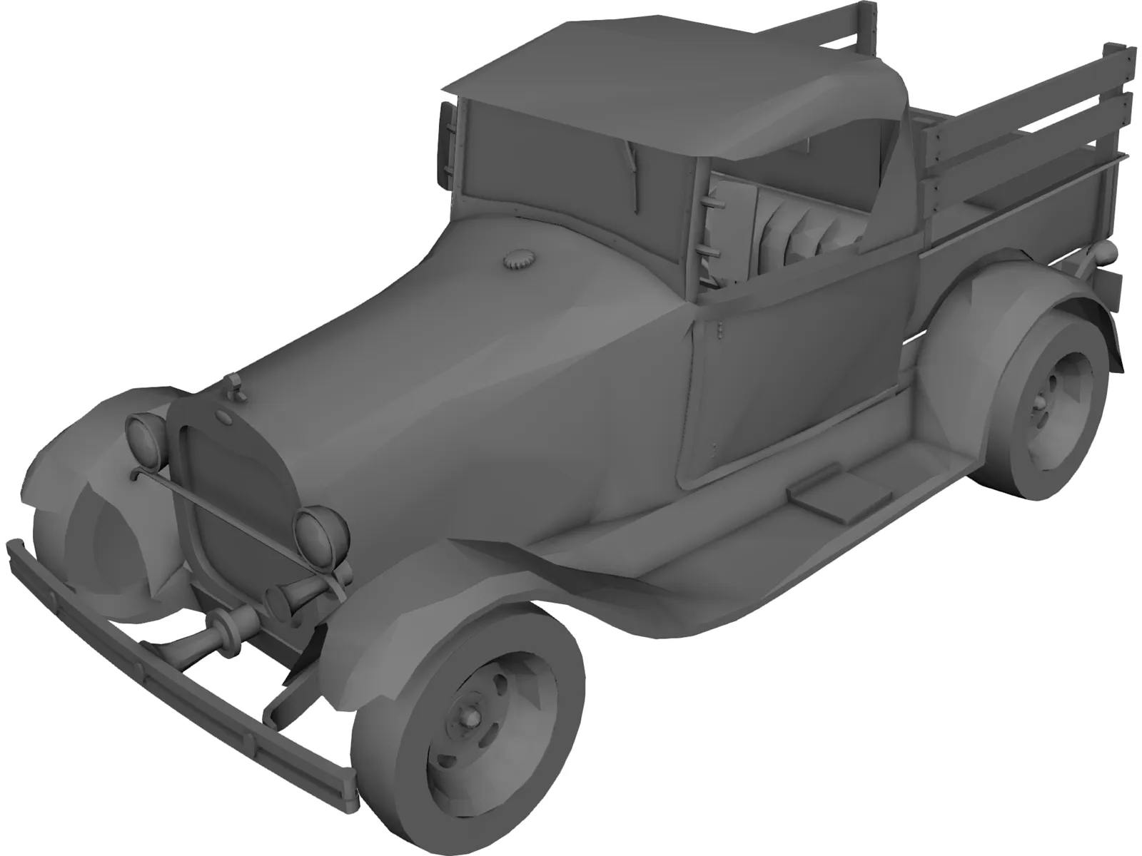 Ford Pickup (1929) 3D Model main preview