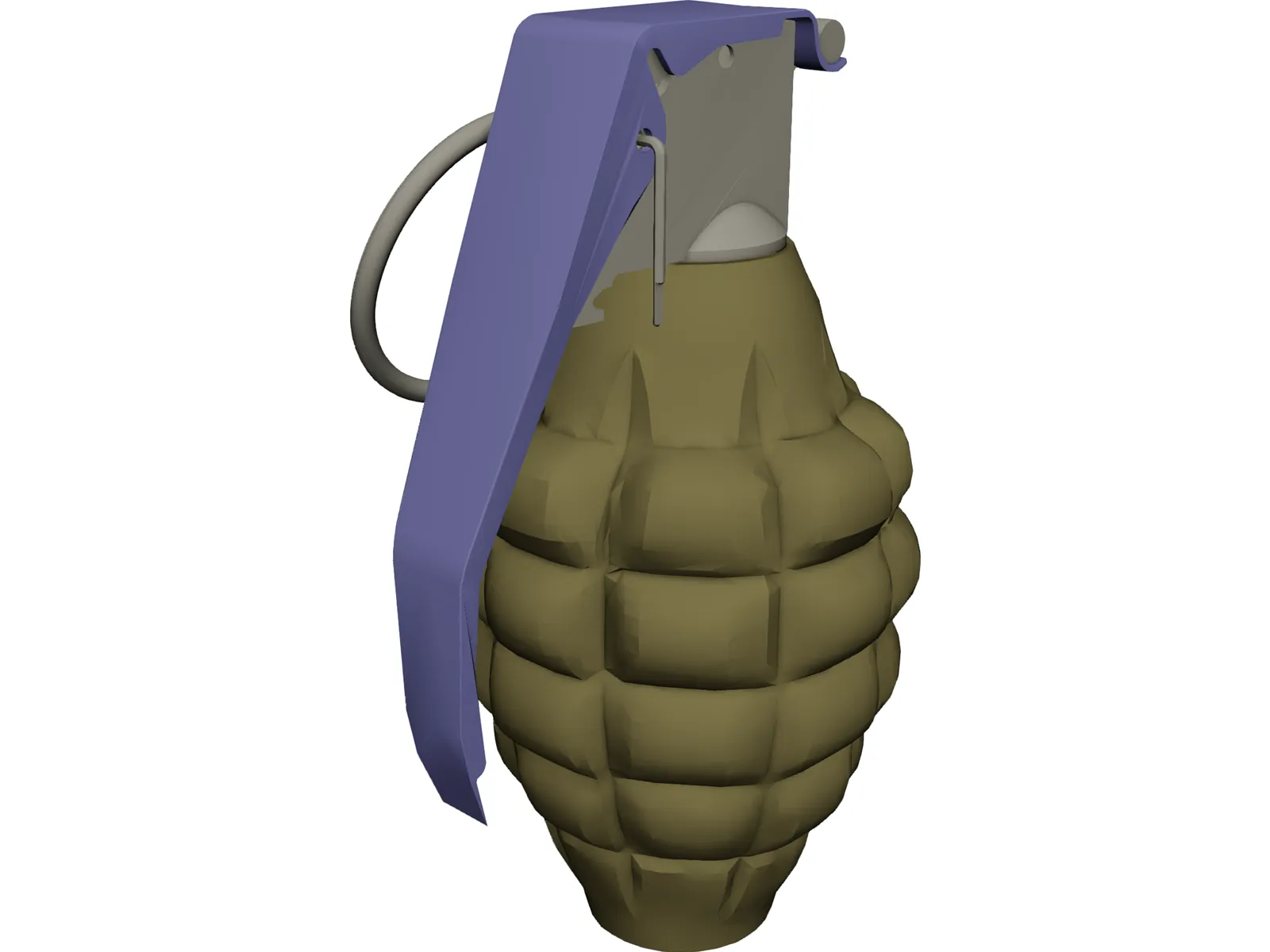 Hand Granade 3D Model main preview