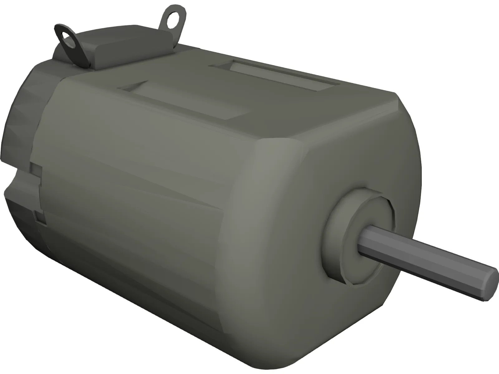 Electric Motor 3D Model main preview
