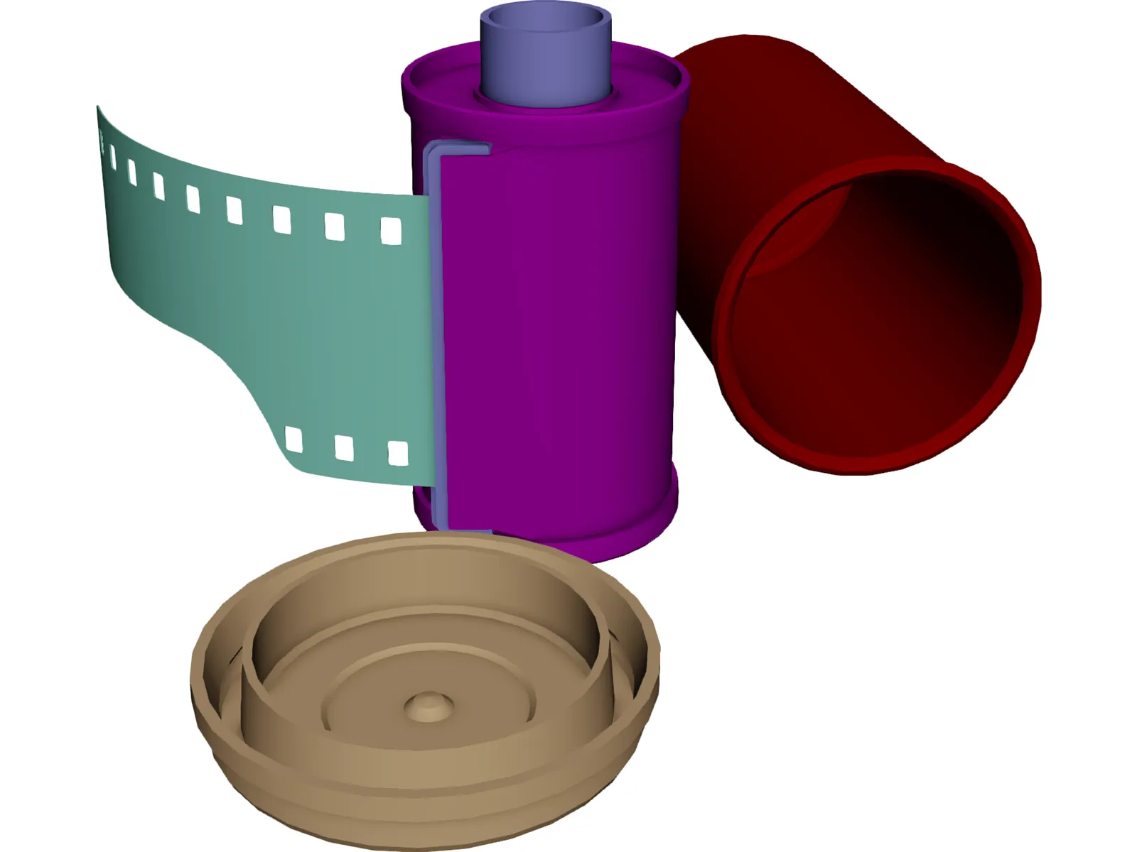 Kodak Film 3D Model main preview