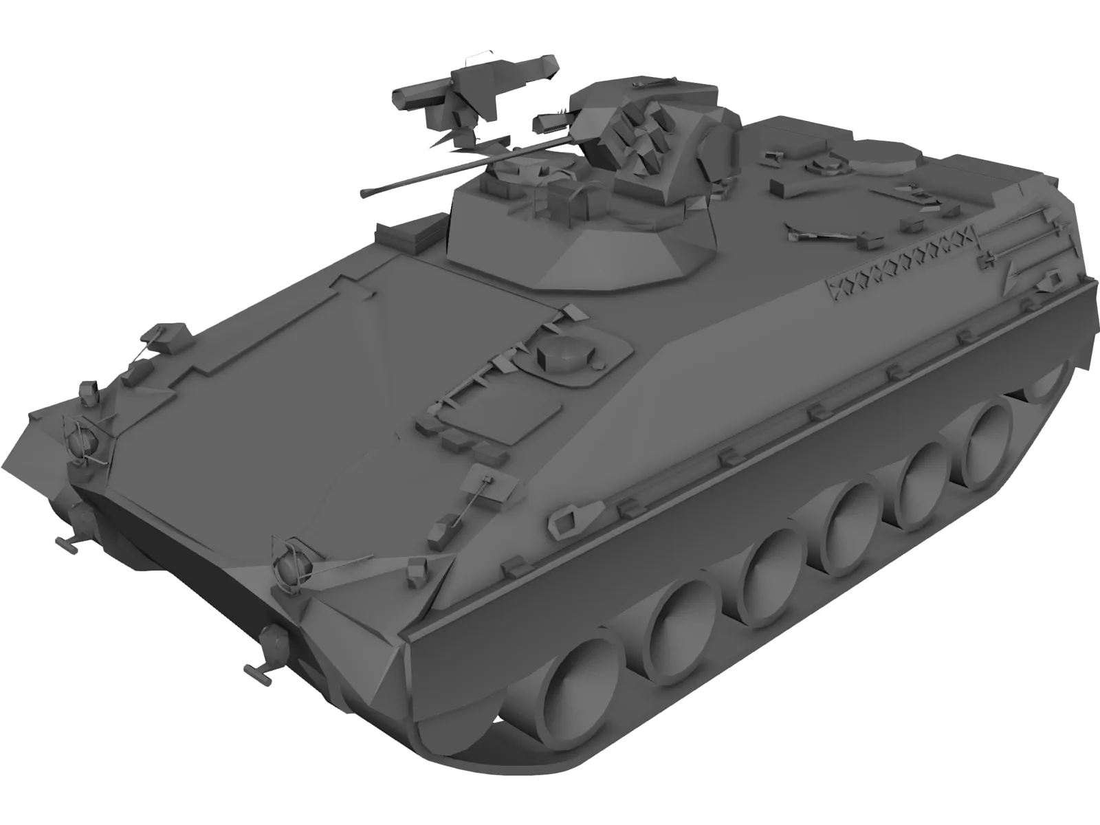 Marder 3D Model main preview