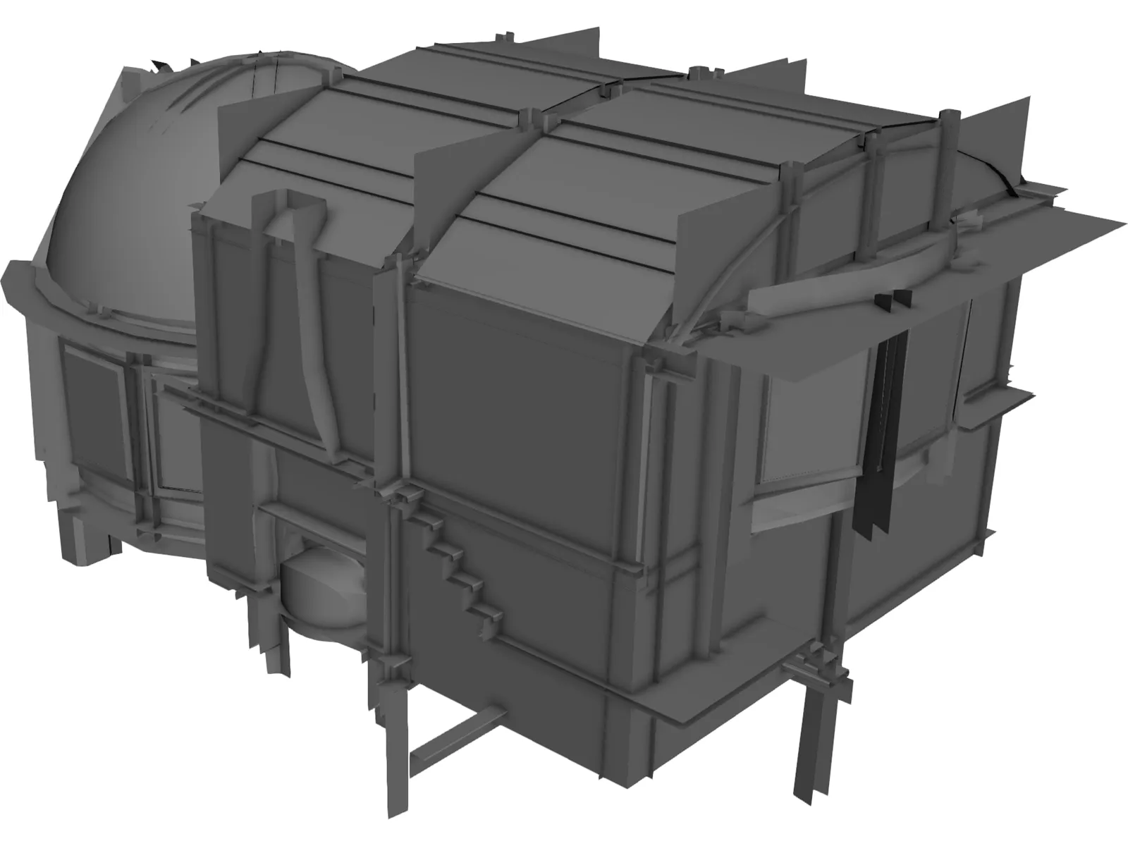 Interior House 3D Model main preview