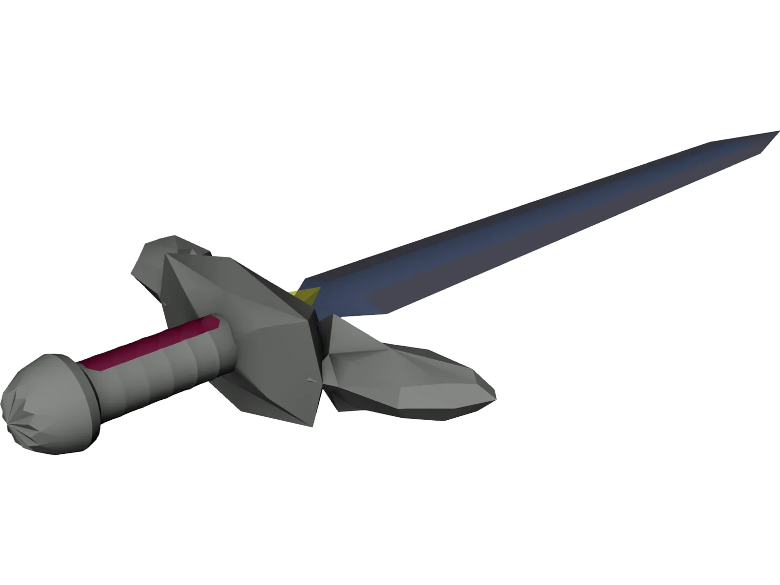 Zelda Sword 3D Model main preview