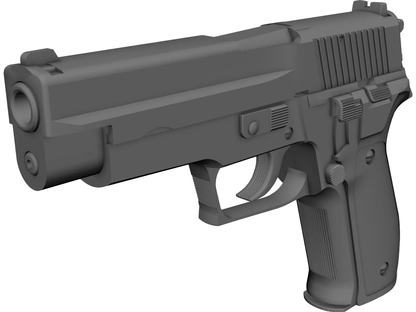Sig Auer P-226 3D Model main preview