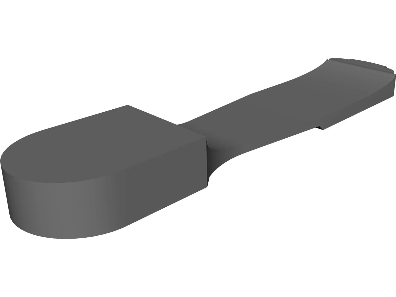 Base Ski Shoe 3D Model main preview