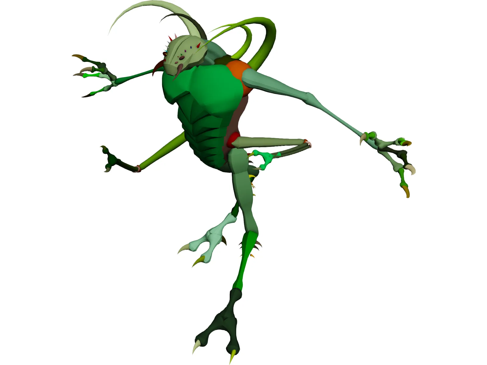 Bugman 3D Model main preview