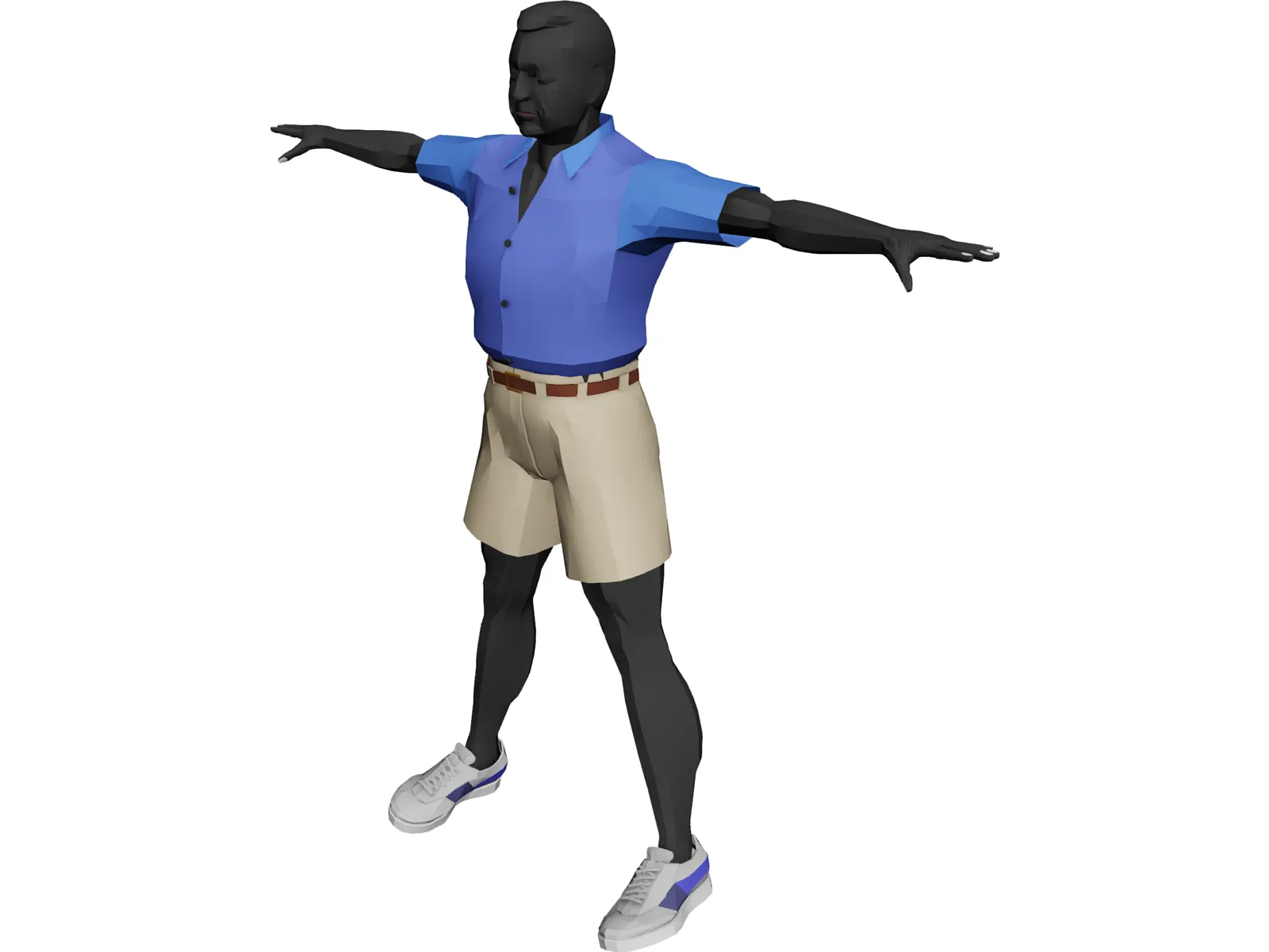 Man 3D Model main preview