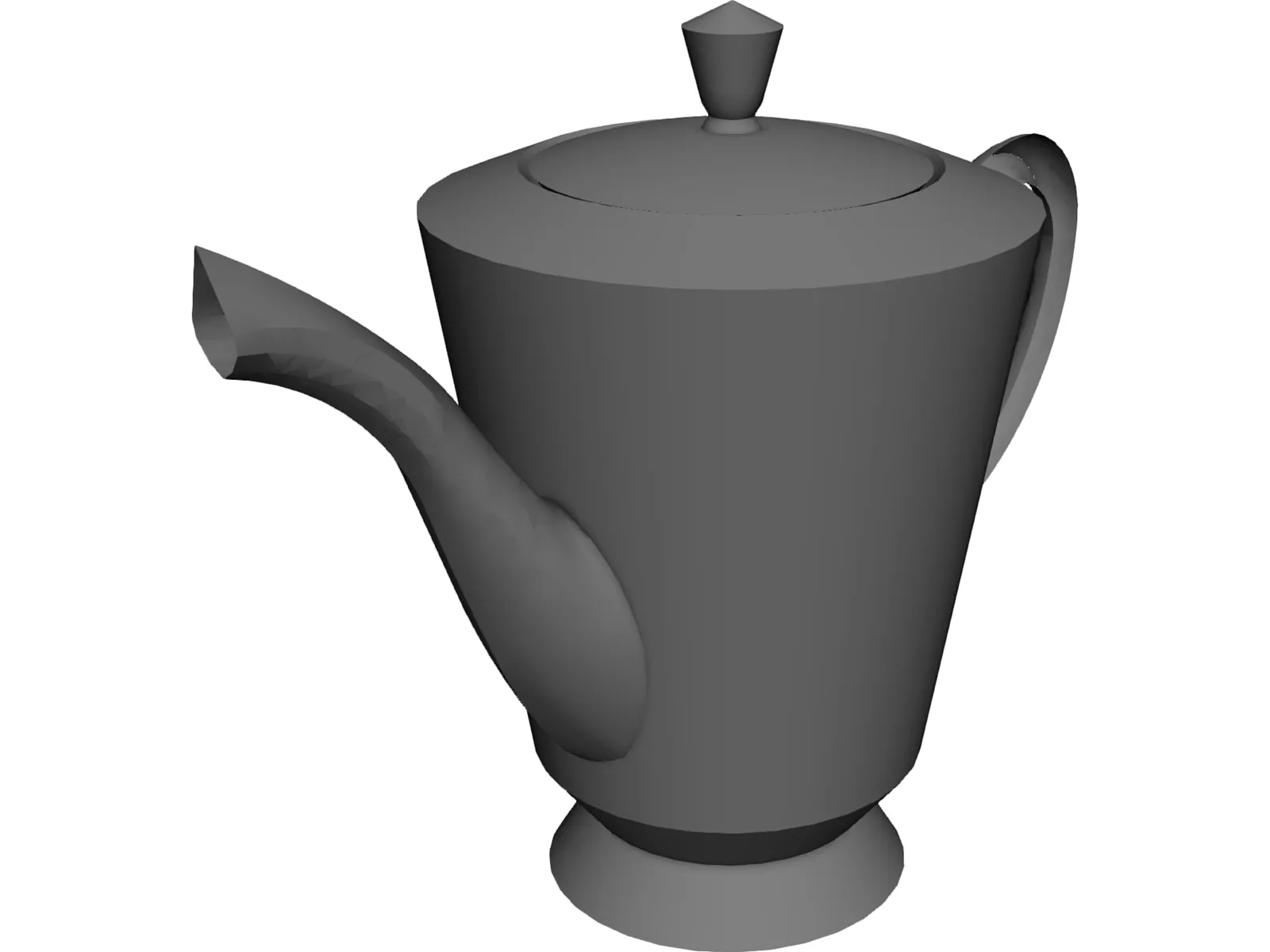 Coffee Pot 3D Model main preview