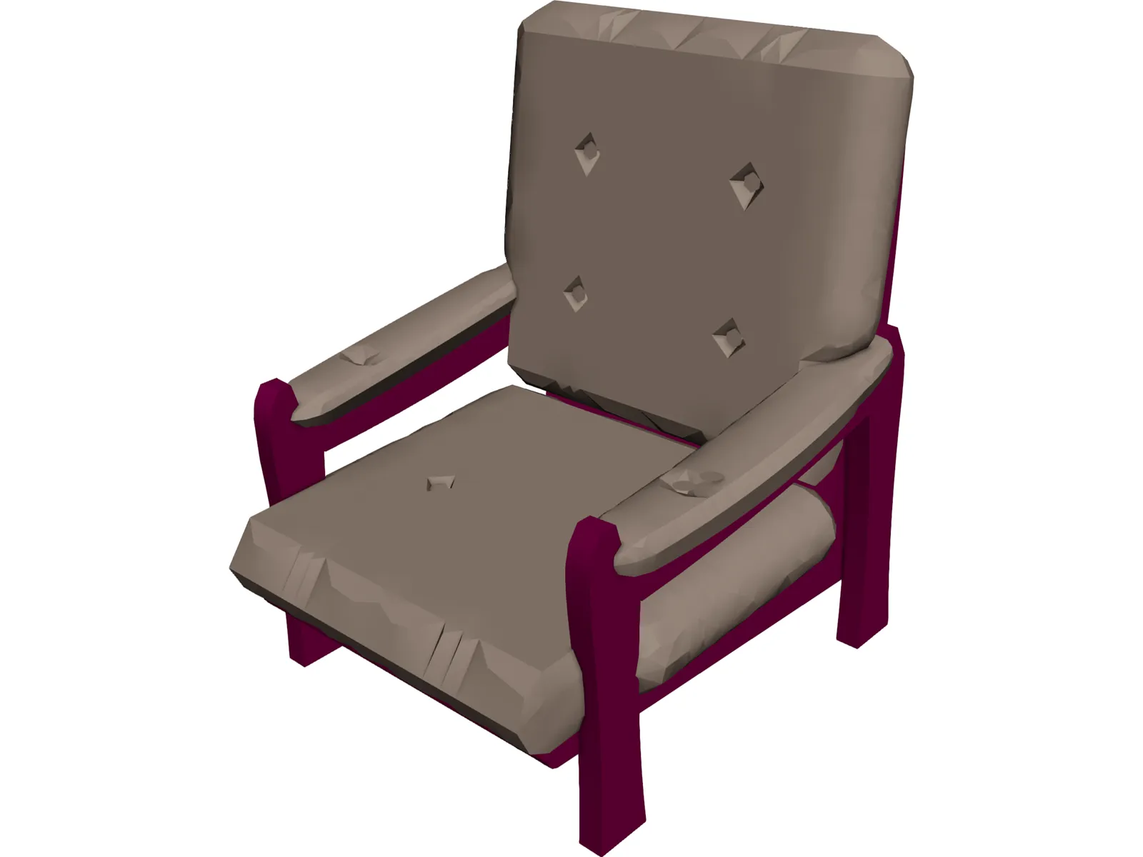 Chair 3D Model main preview
