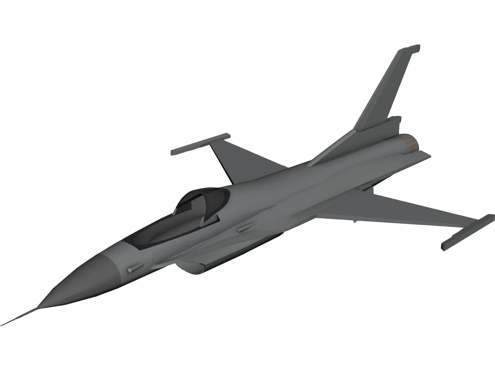 F-16 3D Model main preview