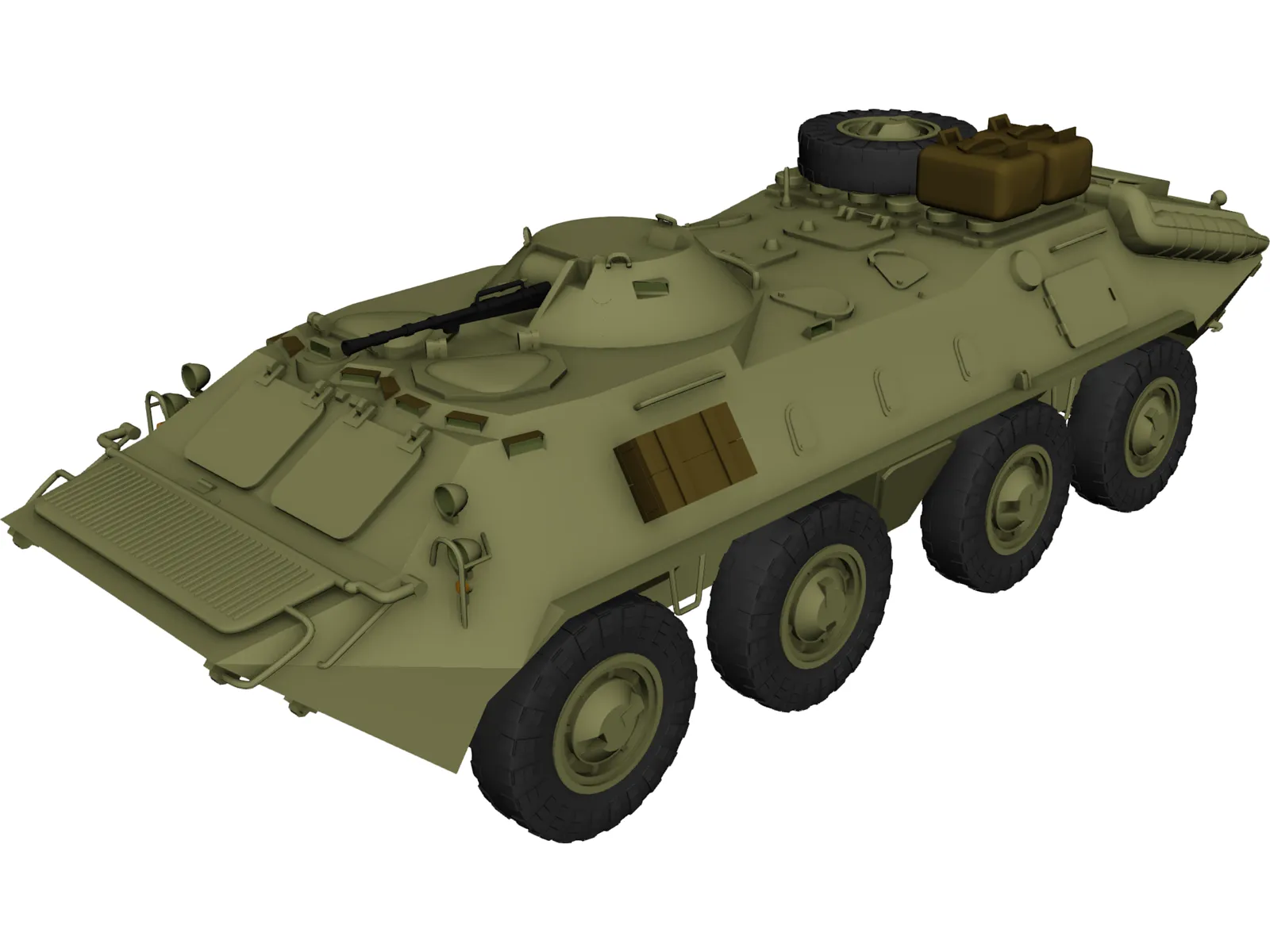BTR-70 3D Model main preview