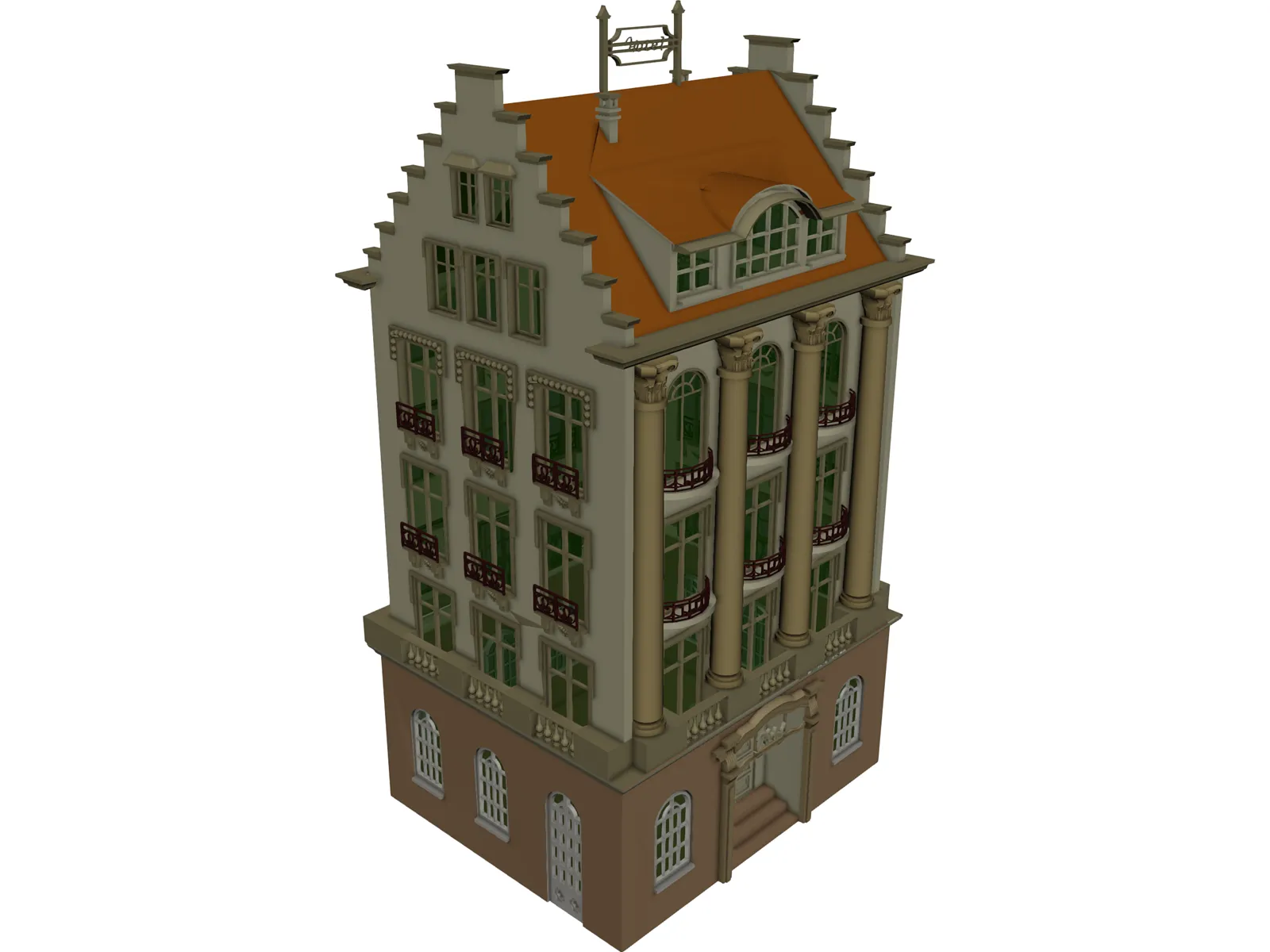 Hotel Great 3D Model main preview