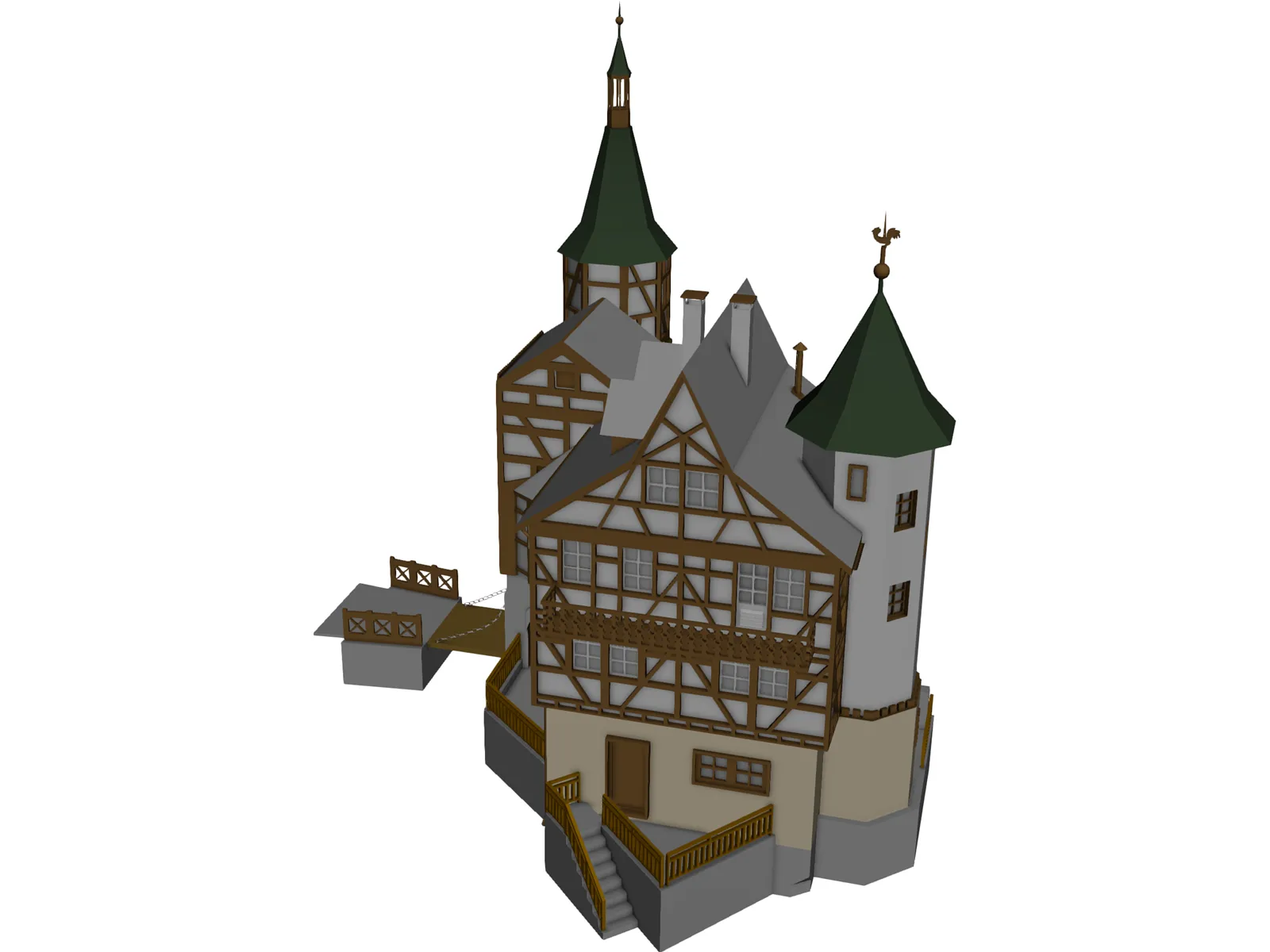 Gutenbach 3D Model main preview