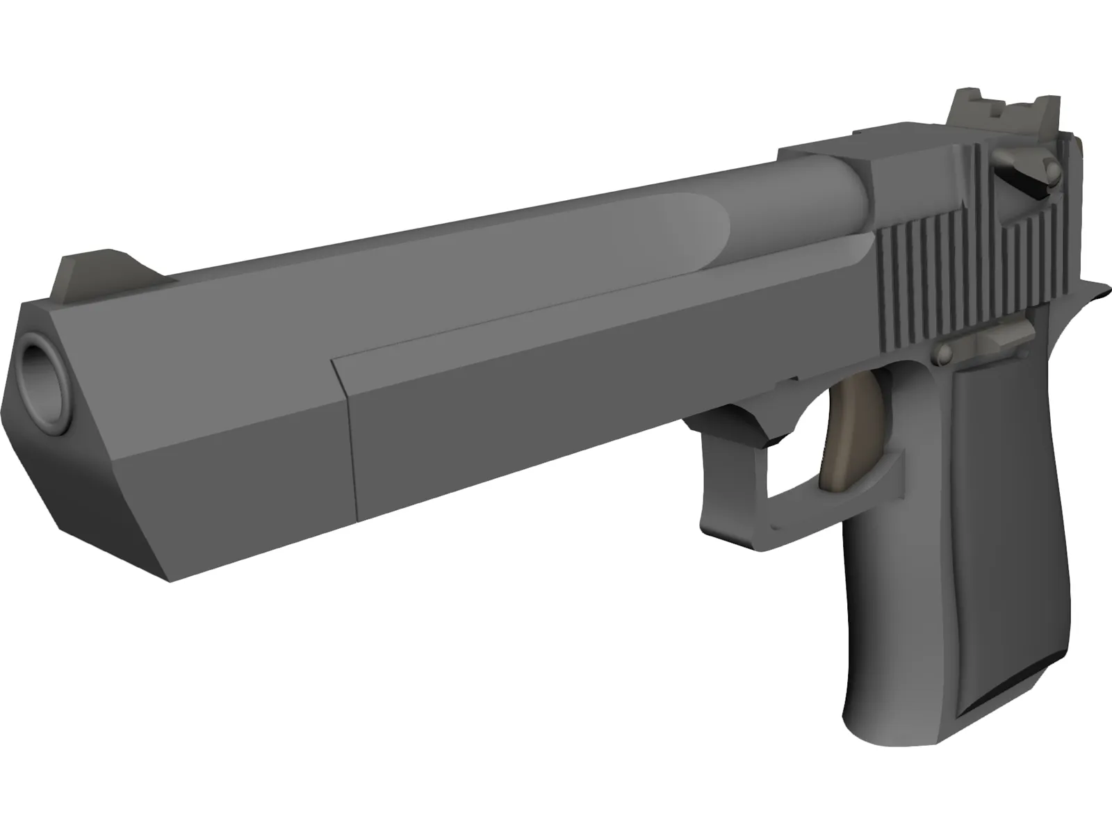 .45 Magnum Desert Eagle 3D Model main preview