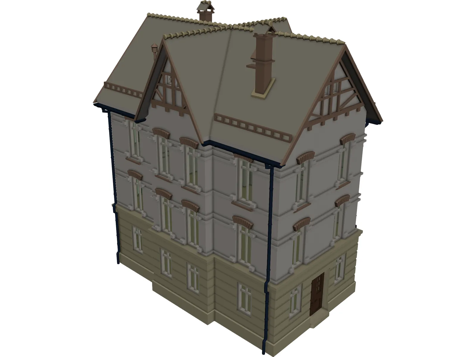 House Humberts 3D Model main preview