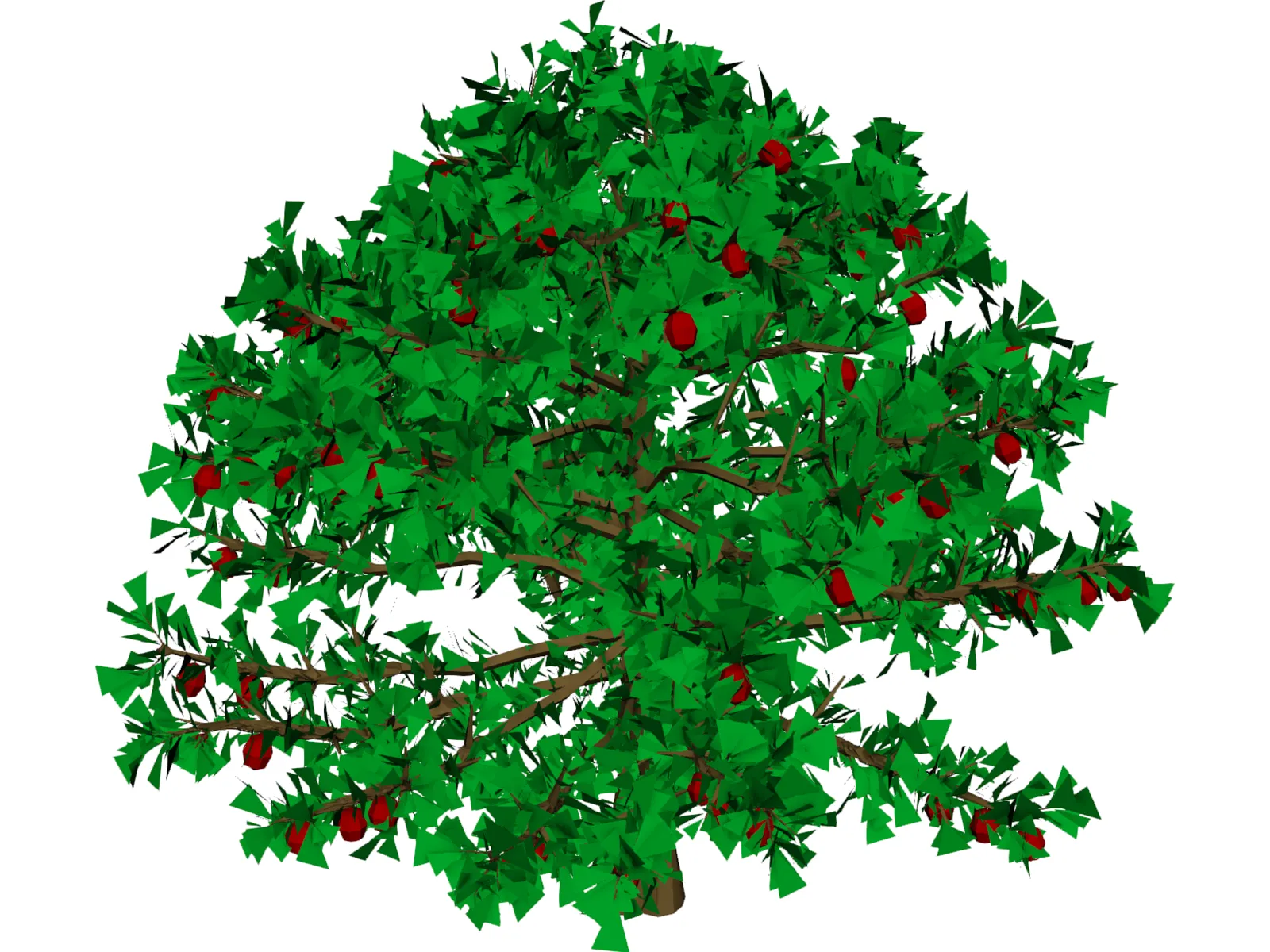 Apple Tree 3D Model main preview