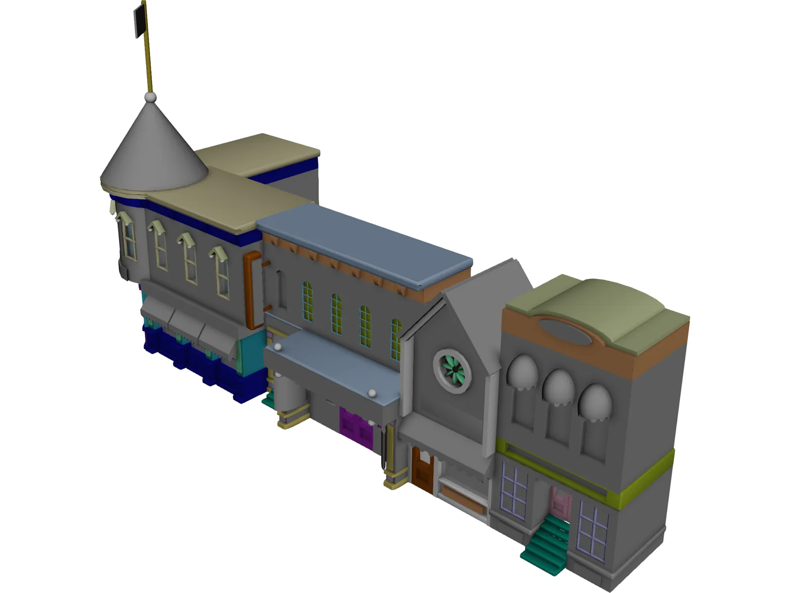 Building 3D Model main preview
