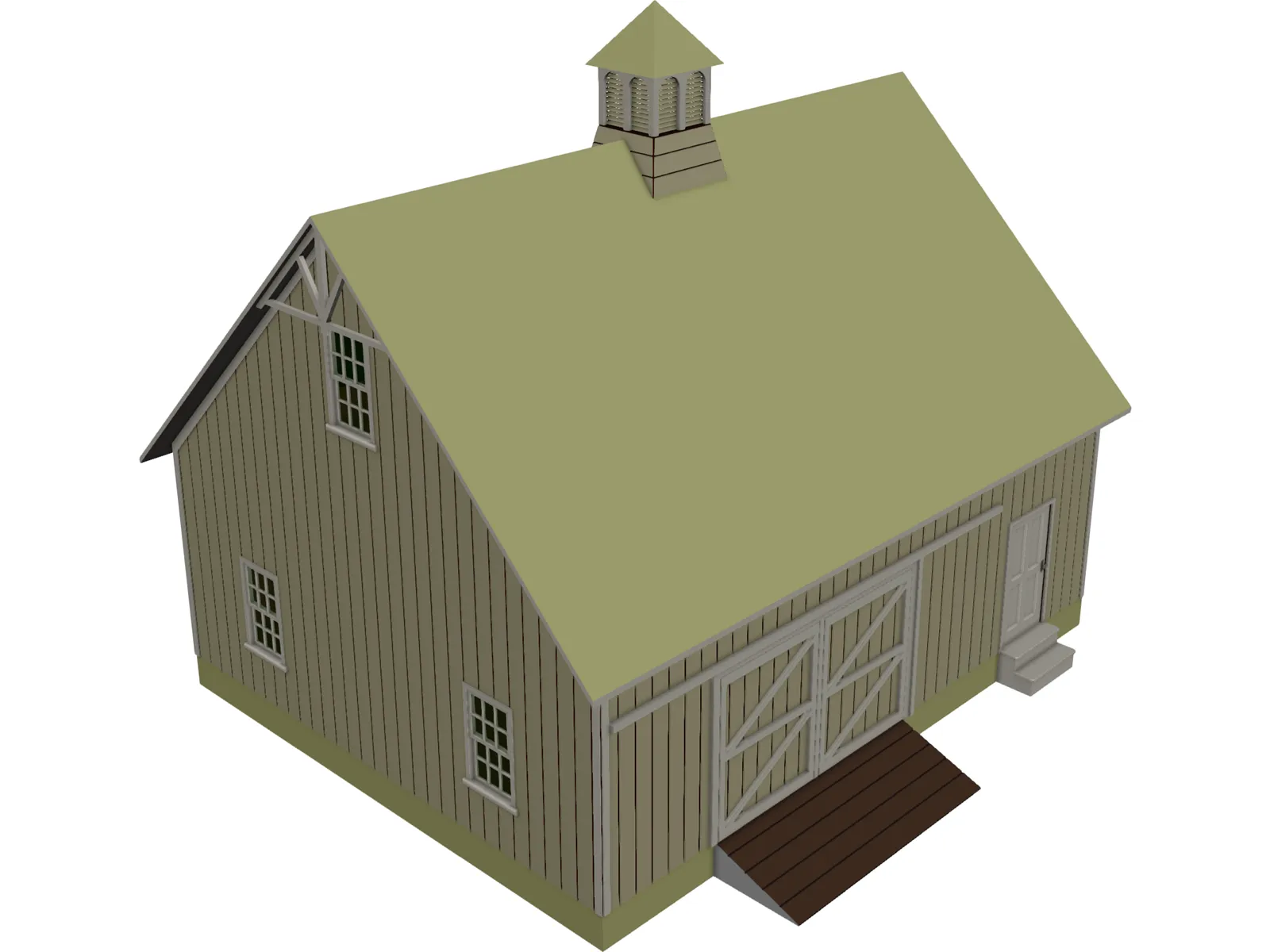 Machine Shed 3D Model main preview