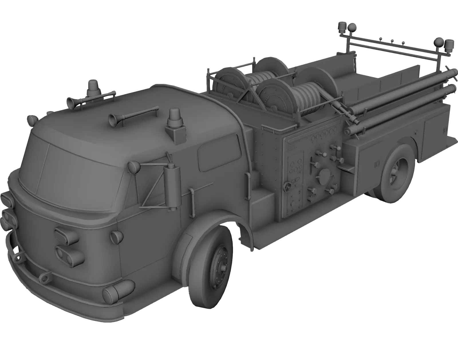 Pumper 3D Model main preview