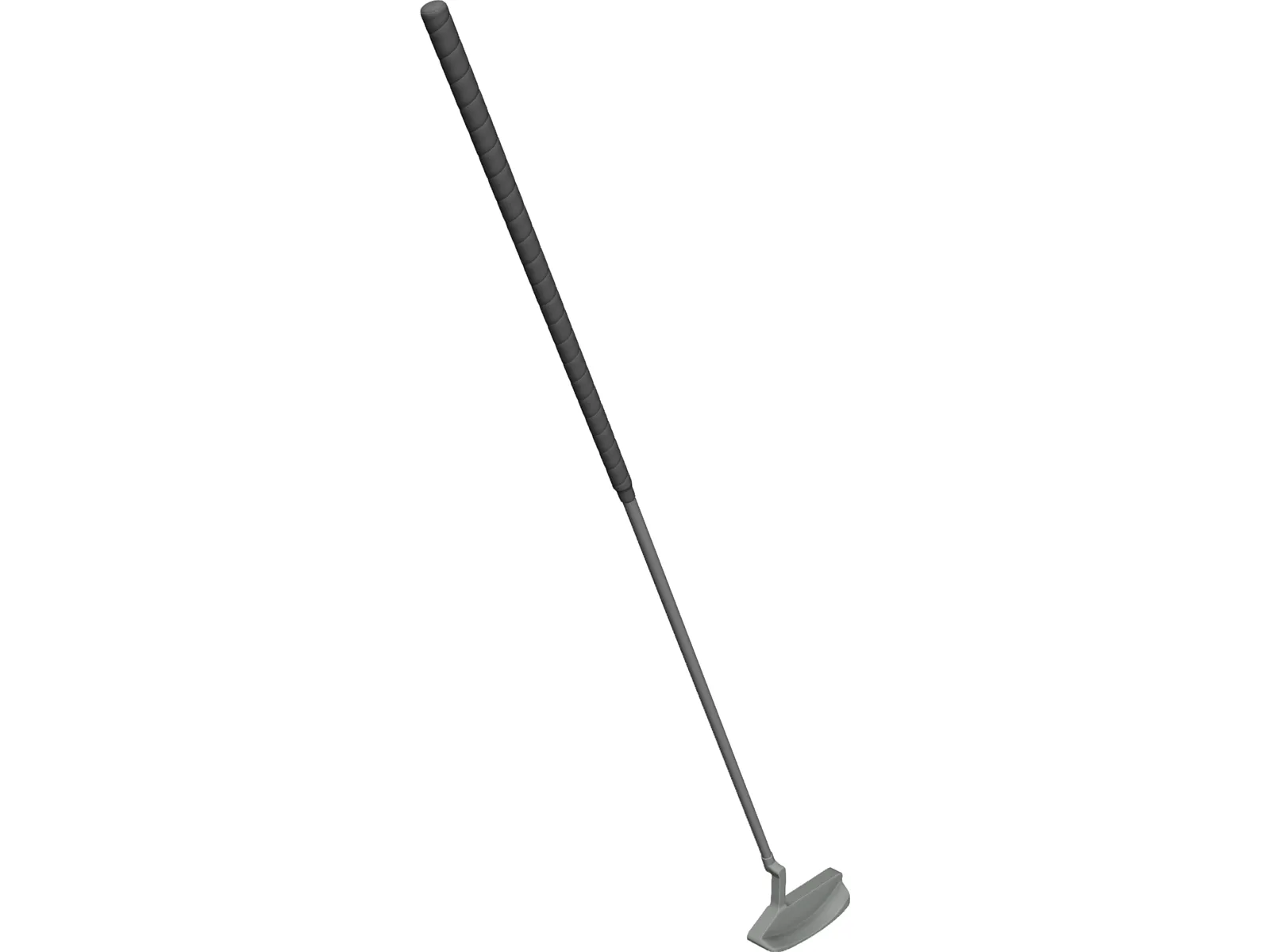 Golf Club Putter 3D Model main preview