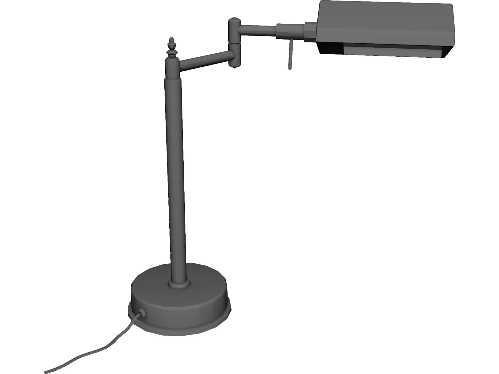 Table Lamp 3D Model main preview