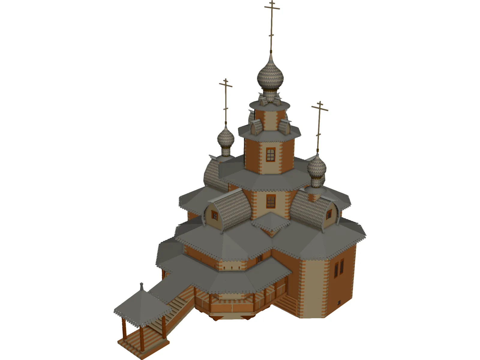 Church Tranfiguration 3D Model main preview