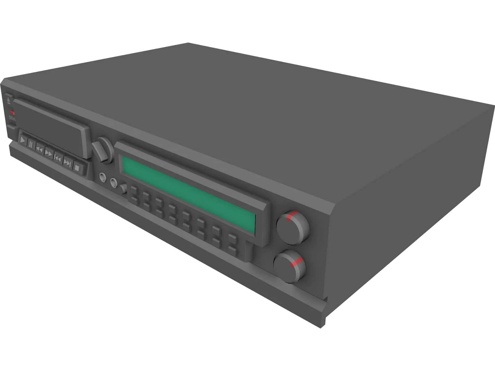 CD Player 3D Model main preview