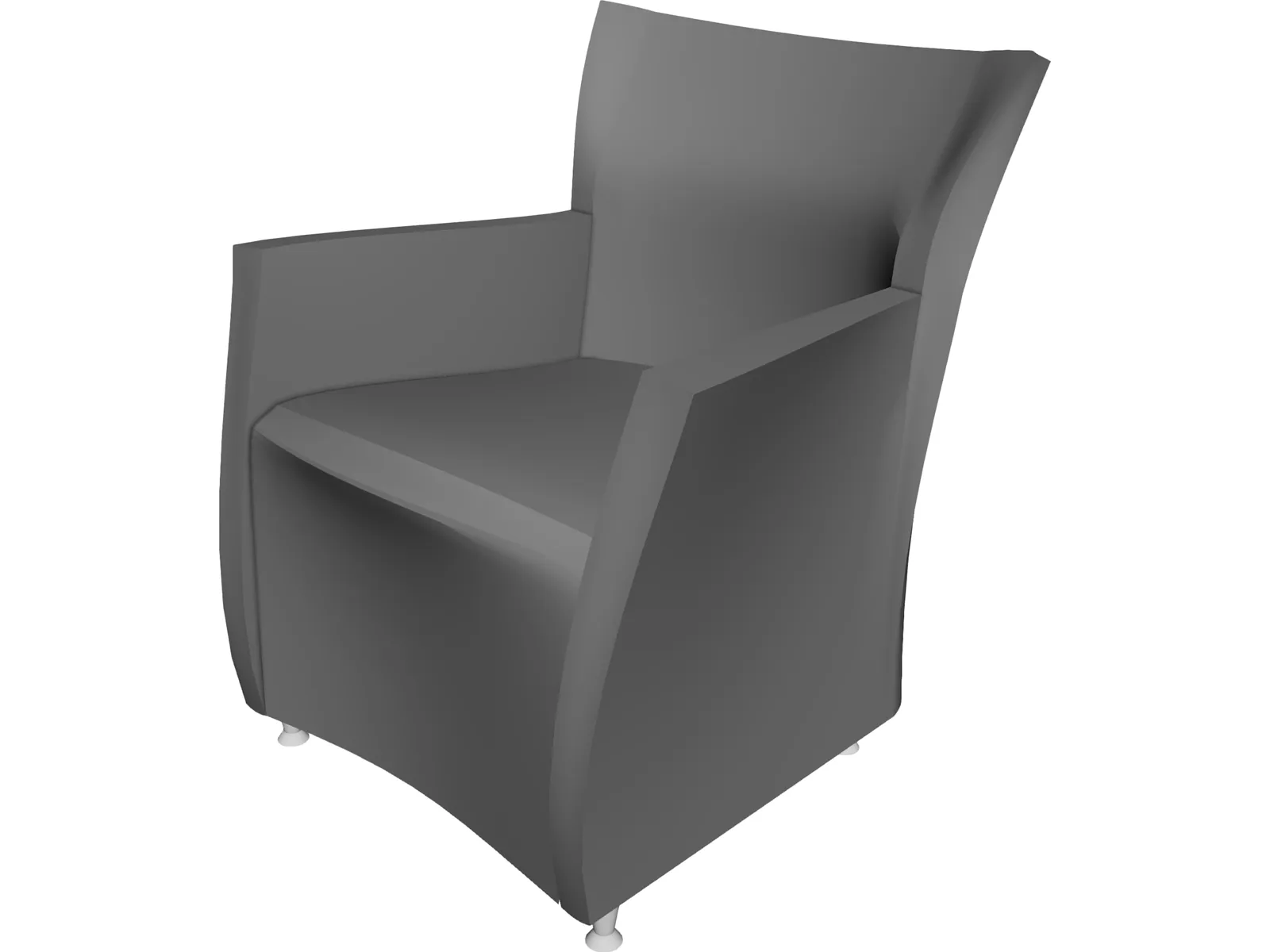 Augustino Armchair 3D Model main preview