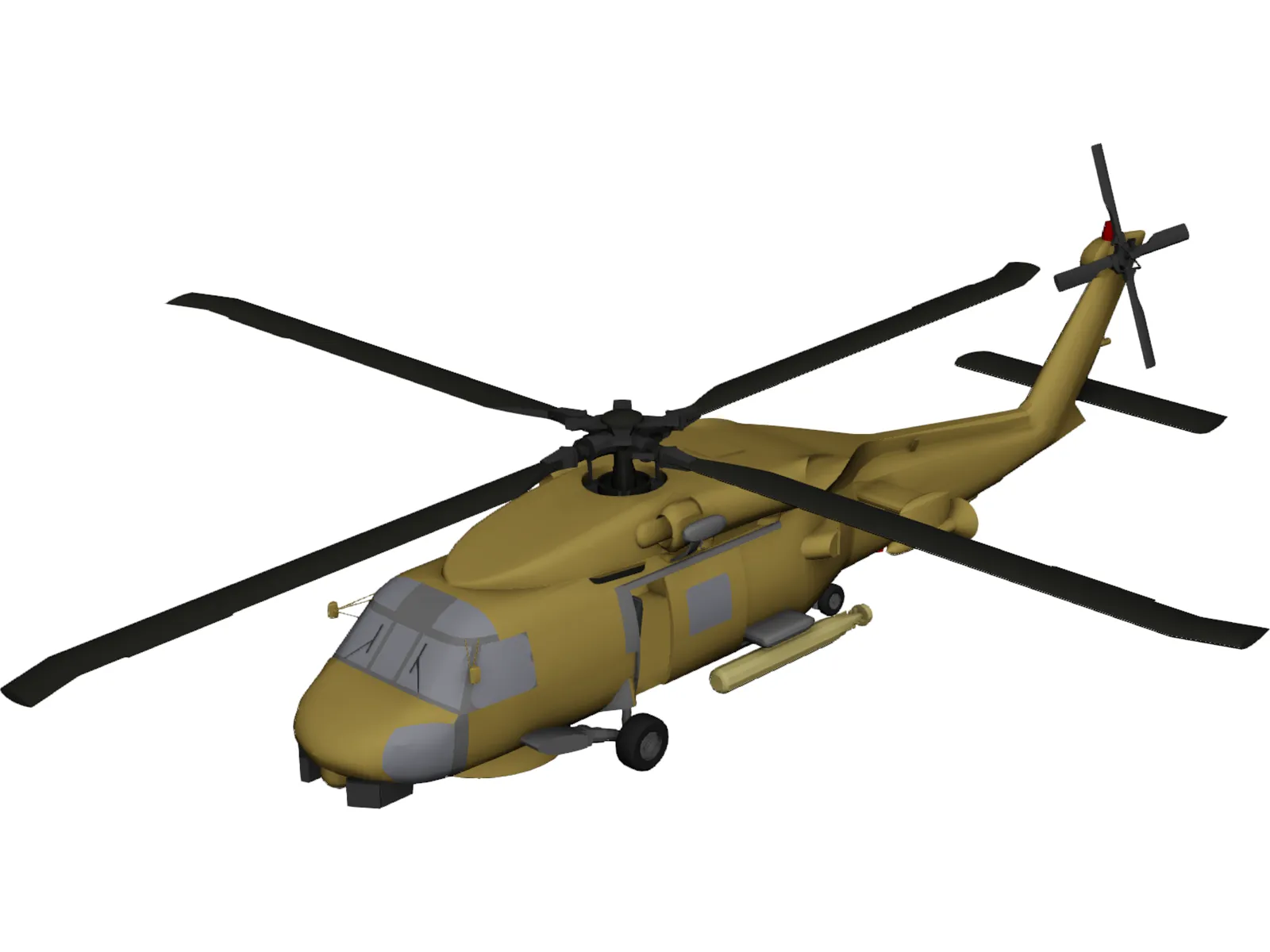 Sikorsky SH-60B Seahawk 3D Model main preview