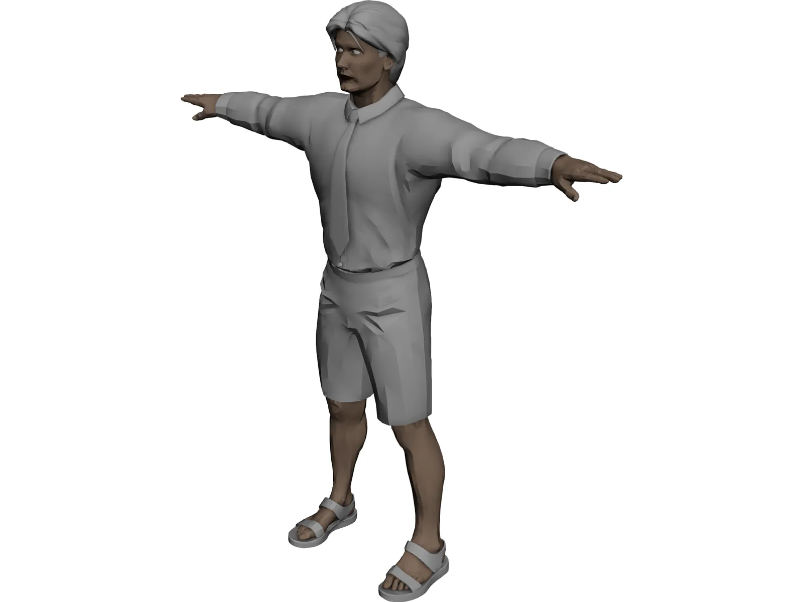 Man [+Outfits and Hairstyles] 3D Model main preview