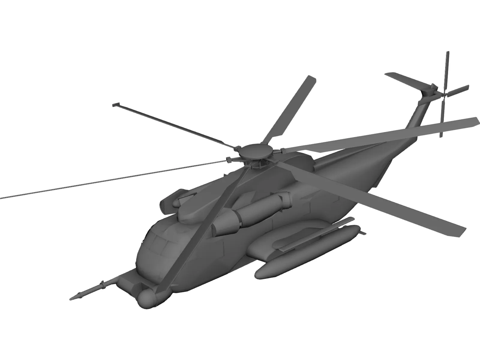 Sikorsky MH-53 Pave Low 3D Model main preview