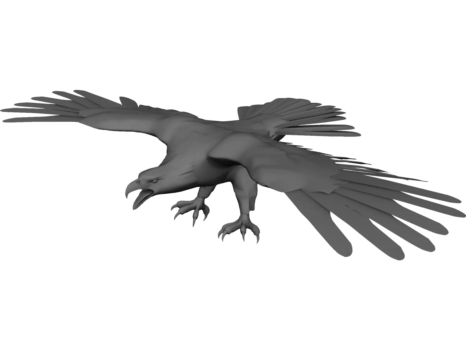 Eagle 3D Model main preview