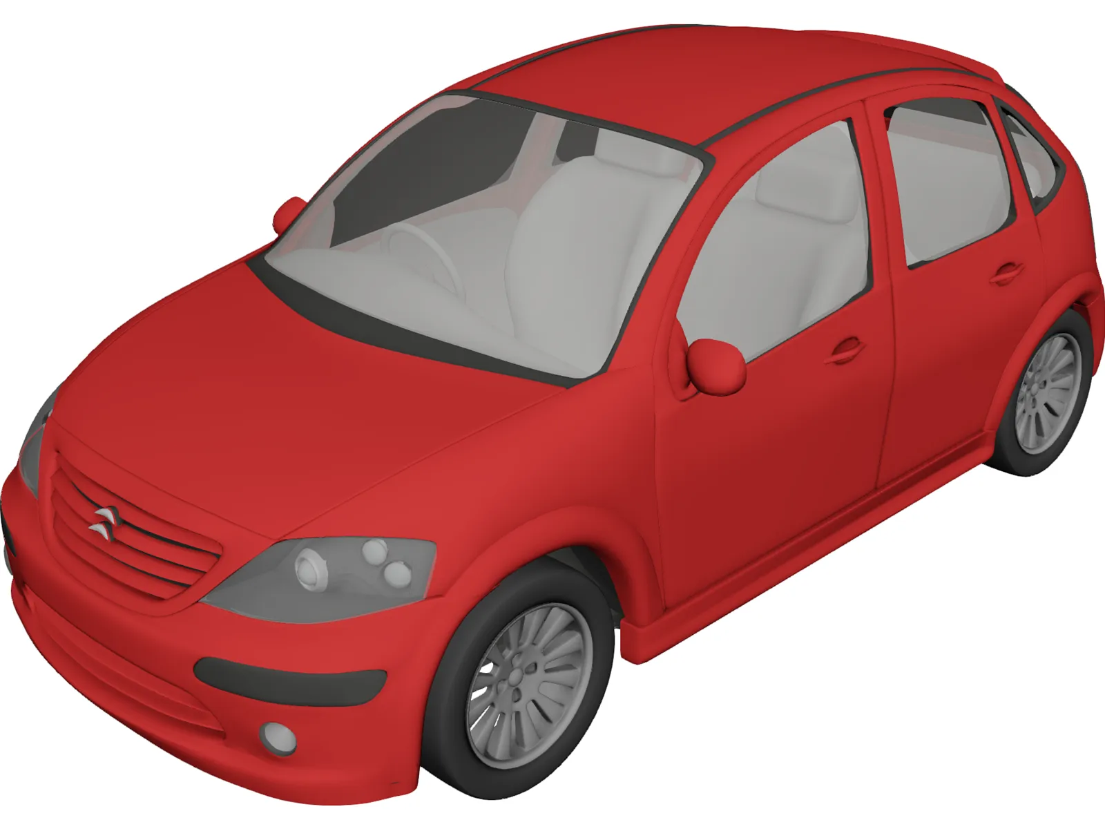 Citroen C3 3D Model main preview