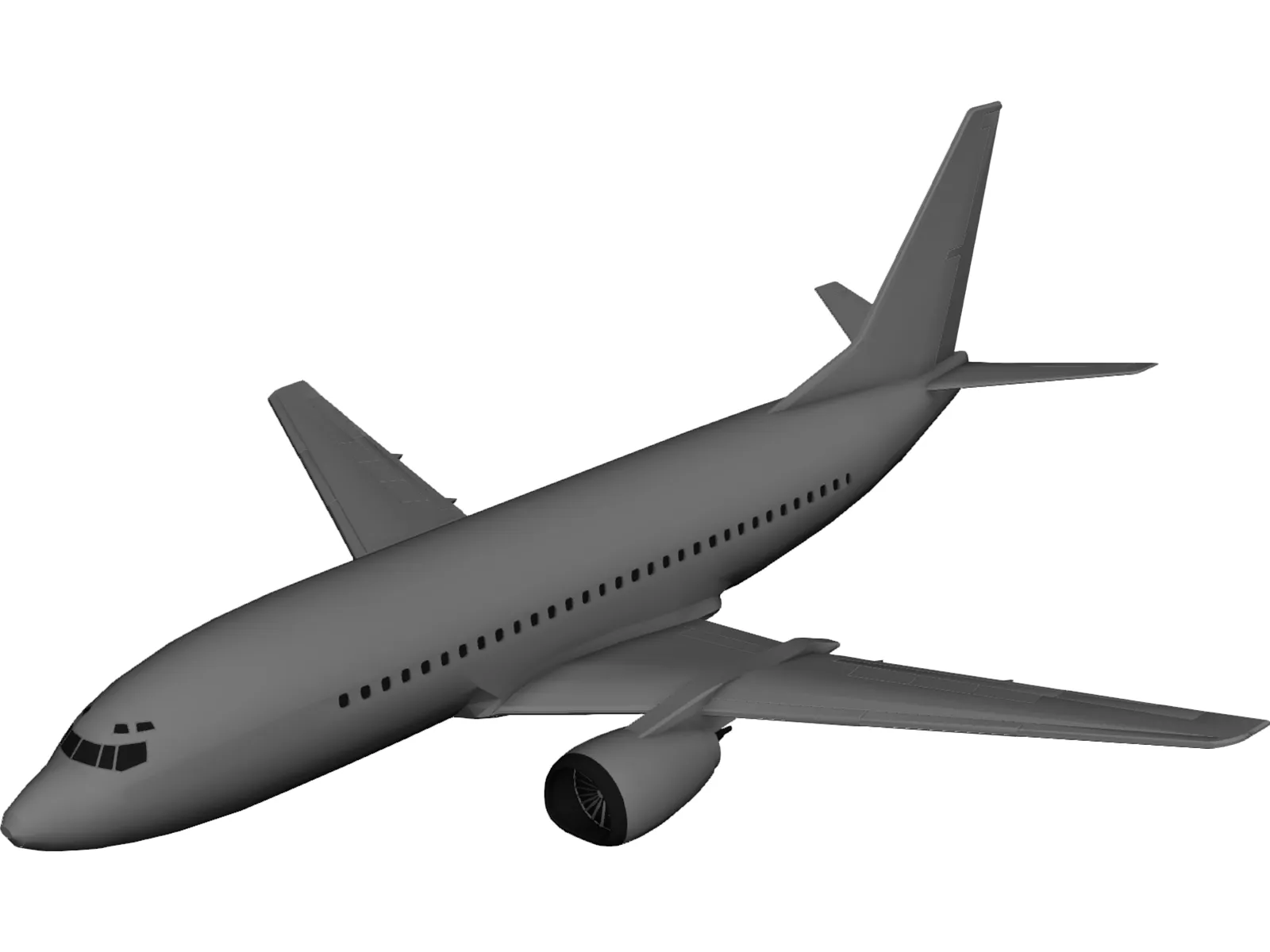 Boeing 737-500 3D Model main preview