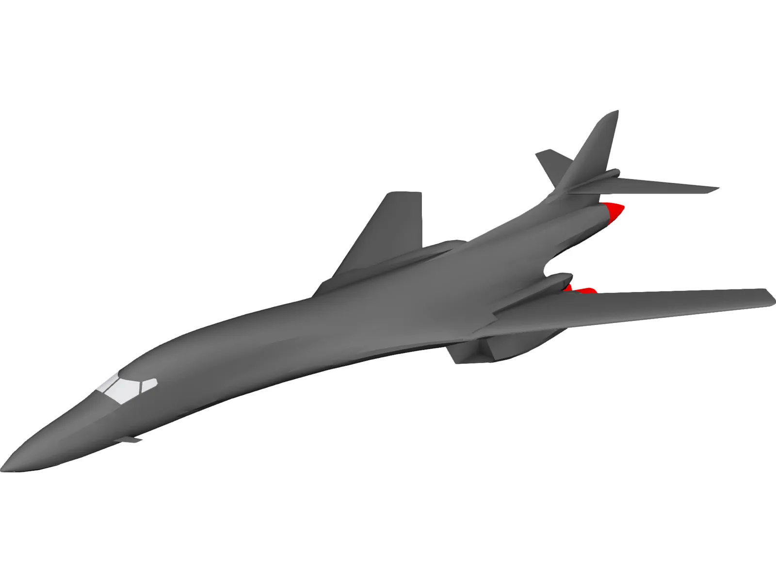 B-1B 3D Model main preview