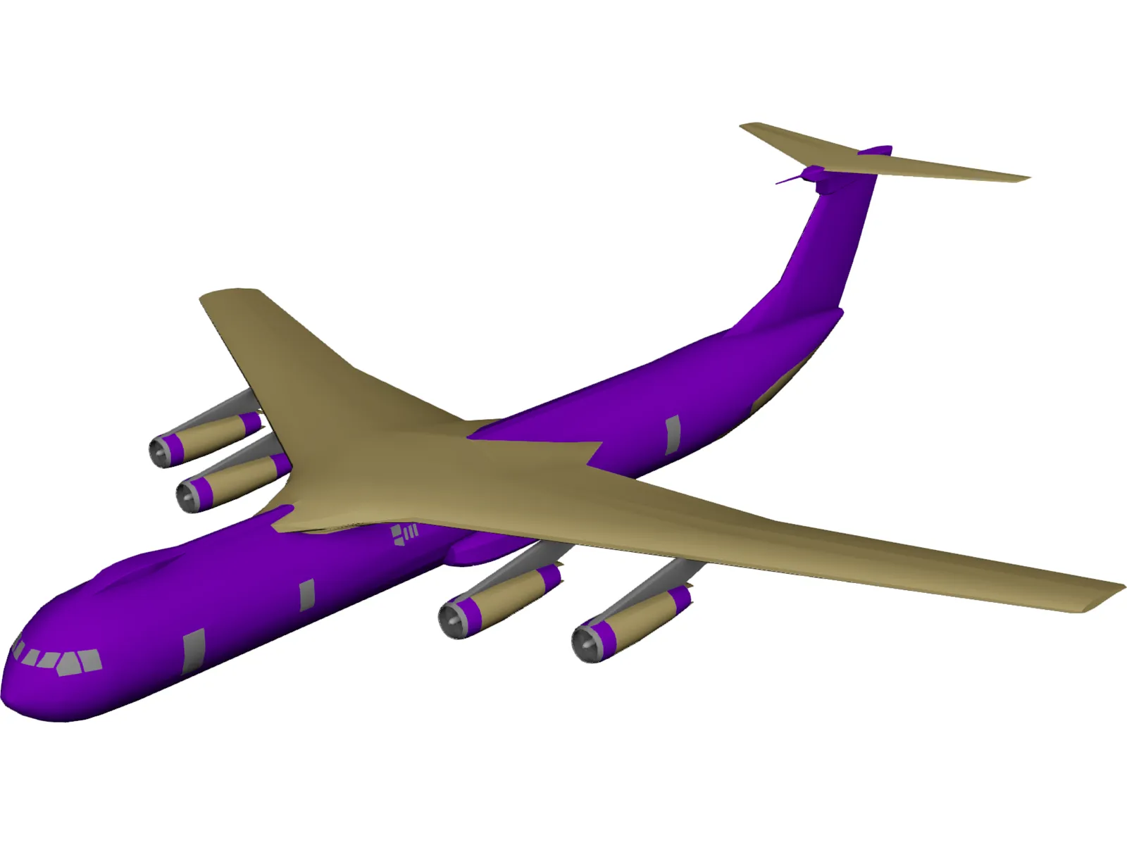 C-141 Starlifter 3D Model main preview