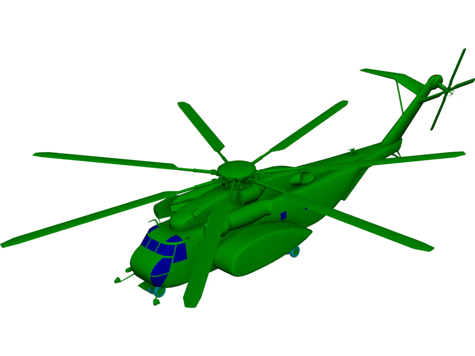 Sikorsky MH-53E Pave Low 3D Model main preview