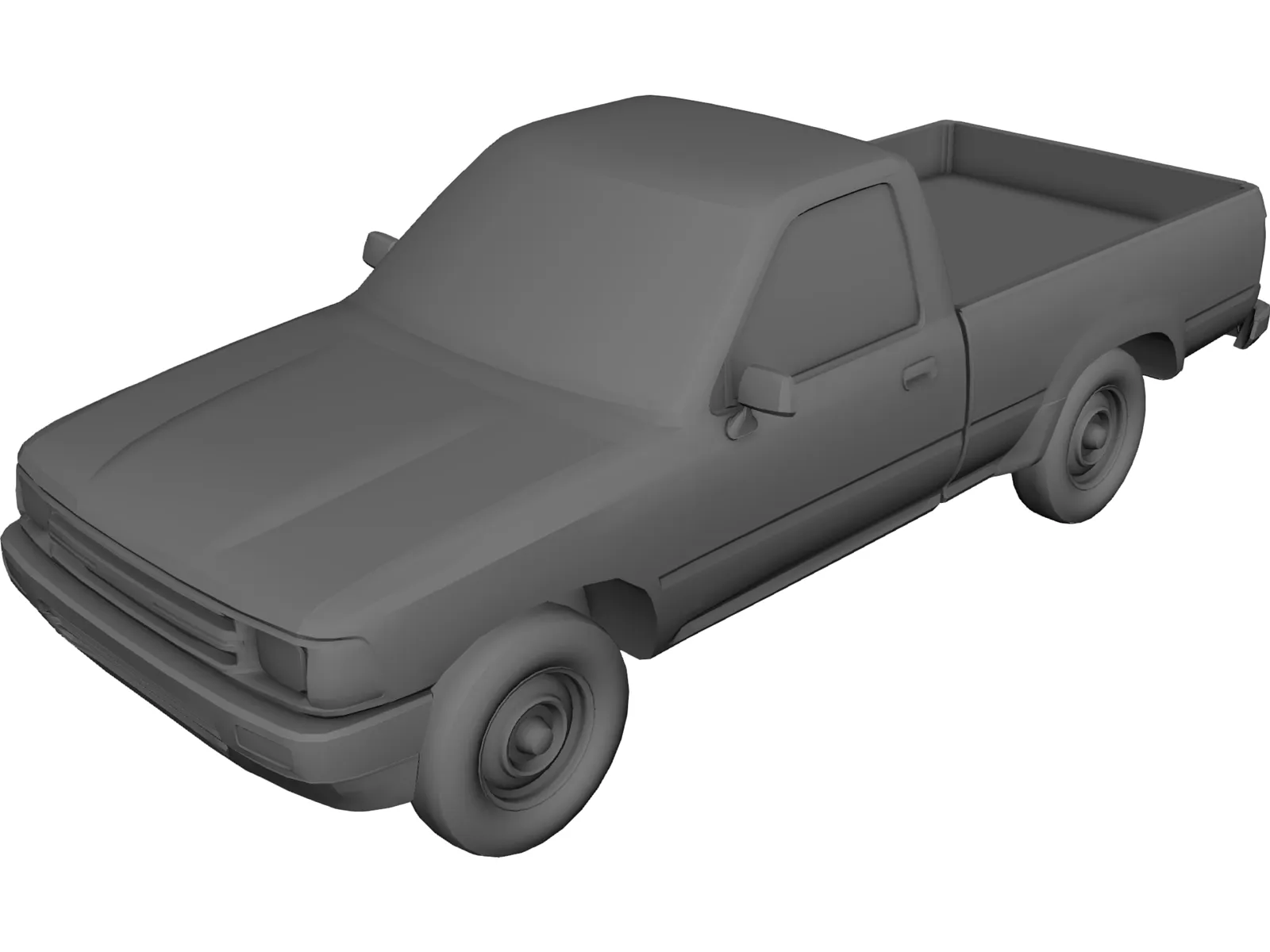 Toyota Pickup (1990) 3D Model main preview