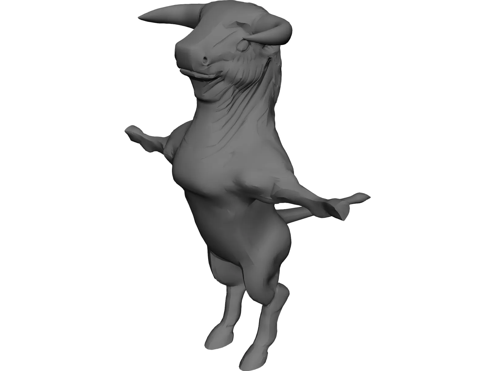 Bull 3D Model main preview