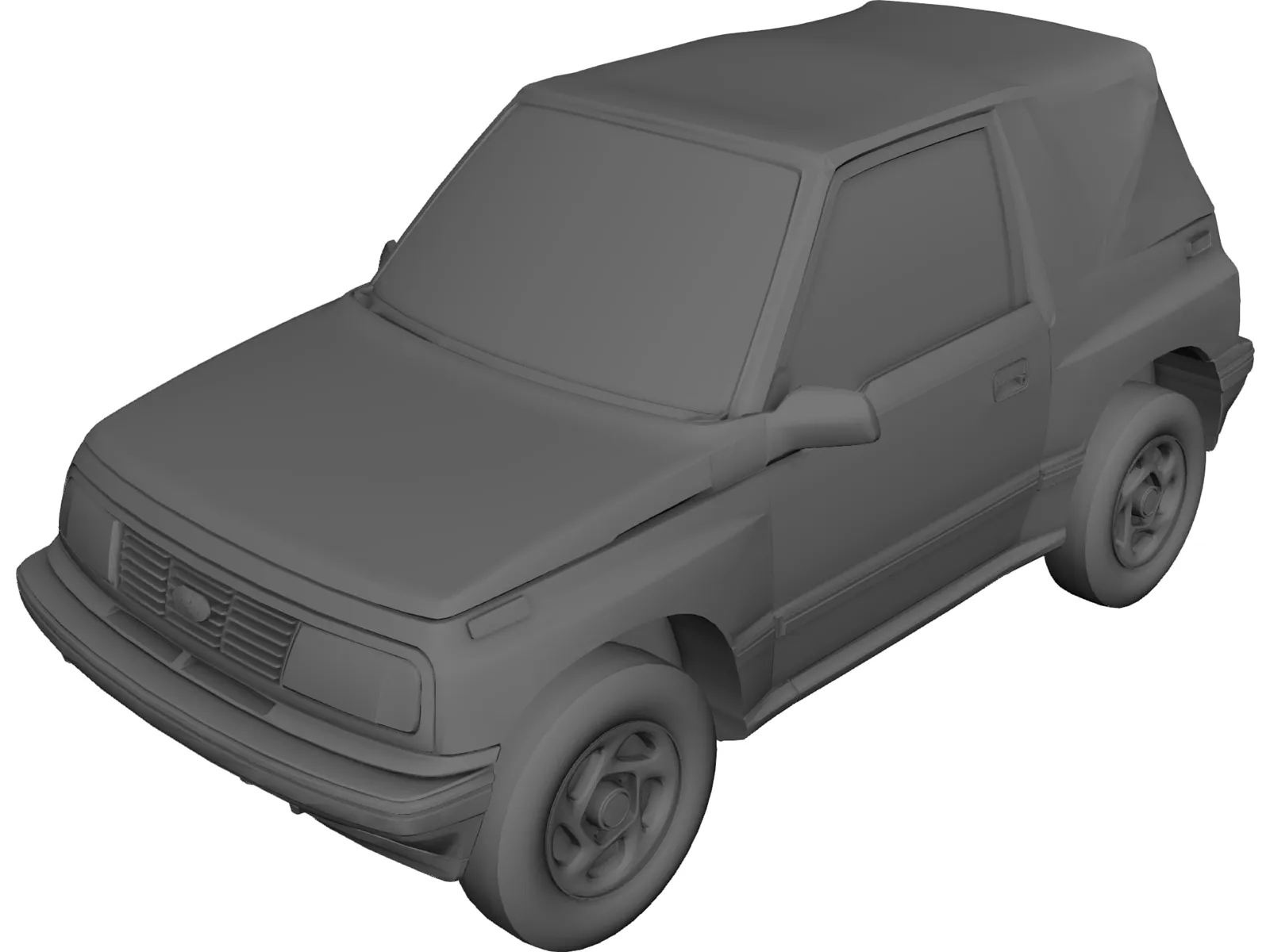 Isuzu Geo Tracker (1993) 3D Model main preview