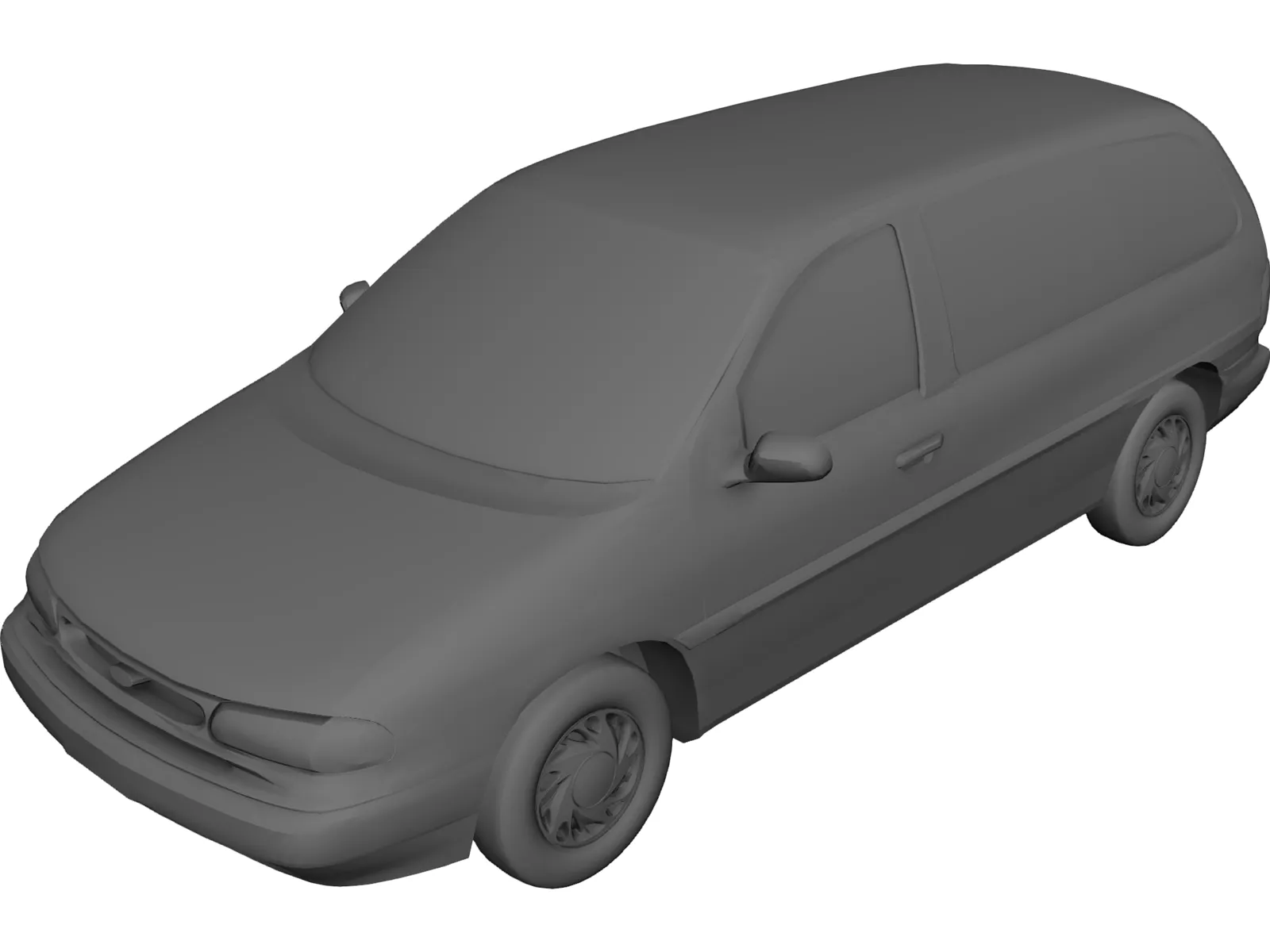 Ford Windstar (1996) 3D Model main preview