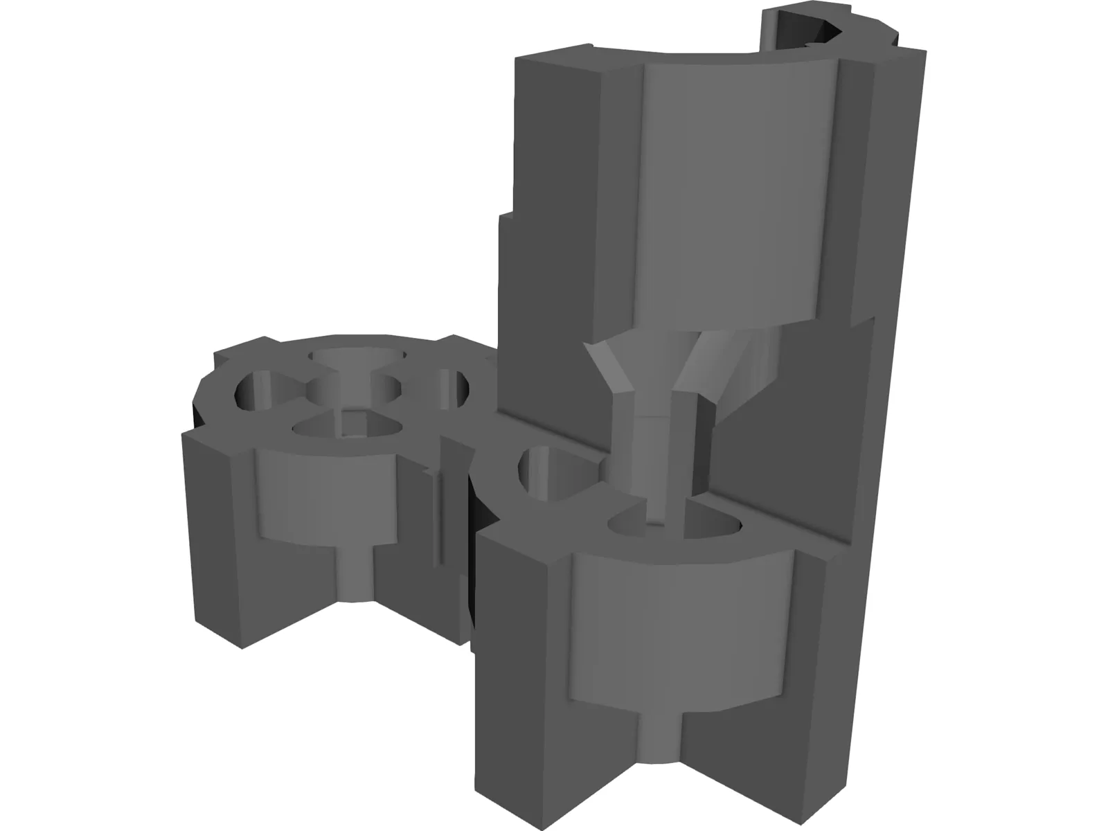 Foam Study Model 3D Model main preview