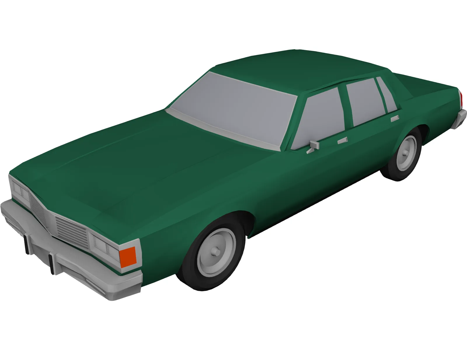 Oldsmobile Delta 88 (1985) 3D Model main preview