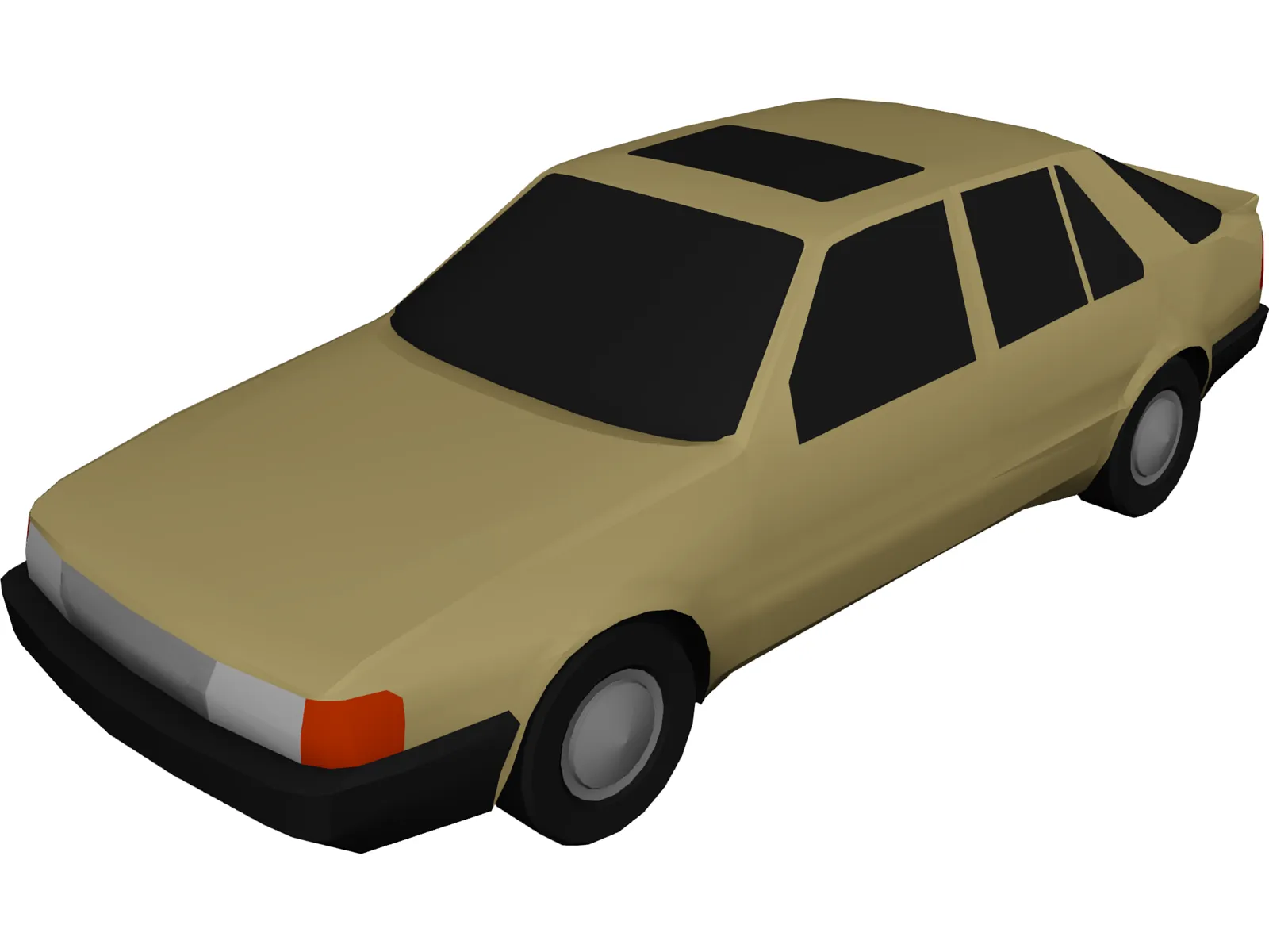 SAAB 9000 (1990) 3D Model main preview