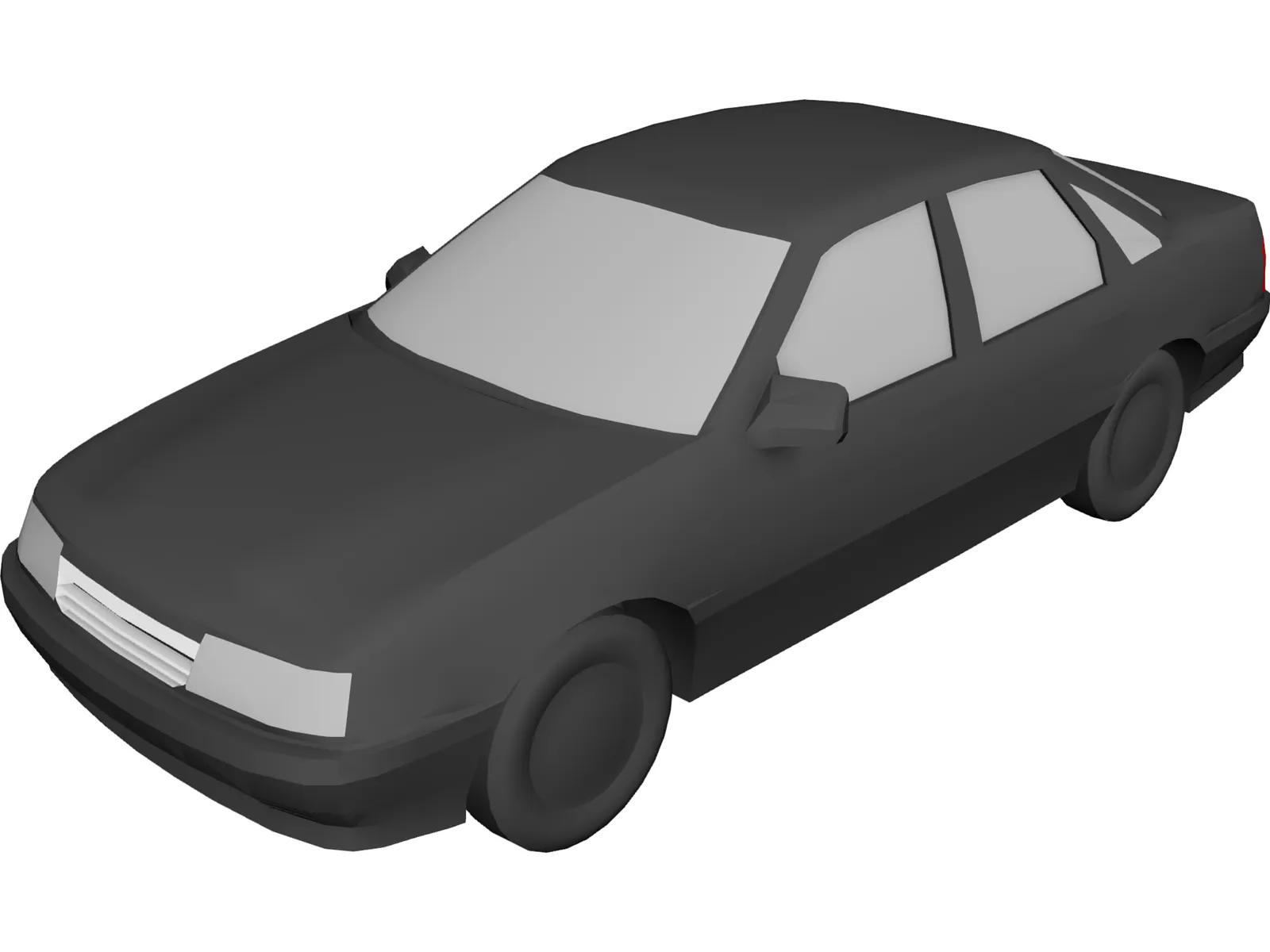 Opel Cavalier (1992) 3D Model main preview