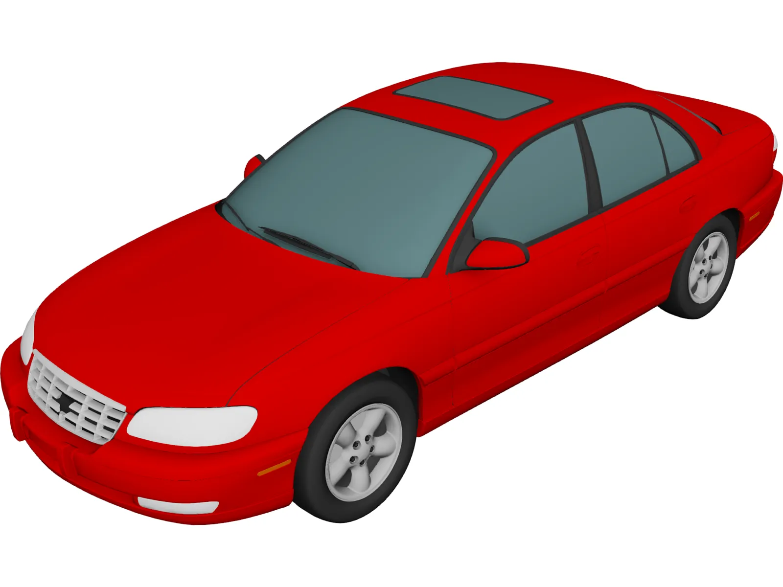 Cadillac Catera (1999) 3D Model main preview