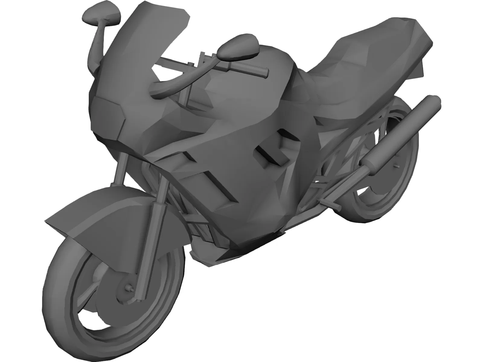 Suzuki Katana (1991) 3D Model main preview