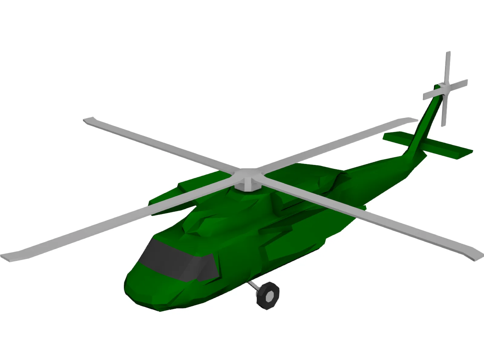 Sikorsky MH-60 Stallion 3D Model main preview