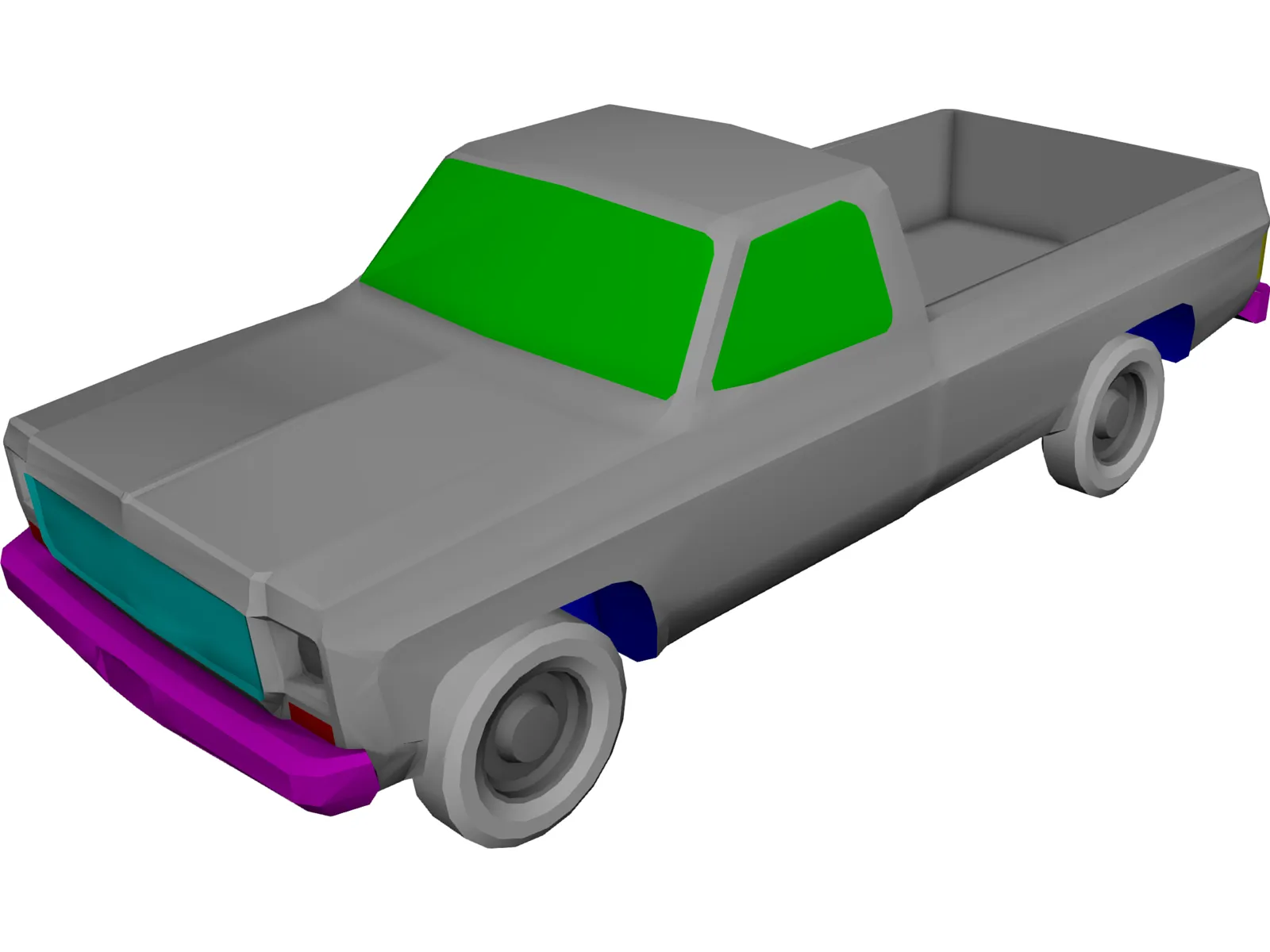 Chevrolet Pickup (1978) 3D Model main preview